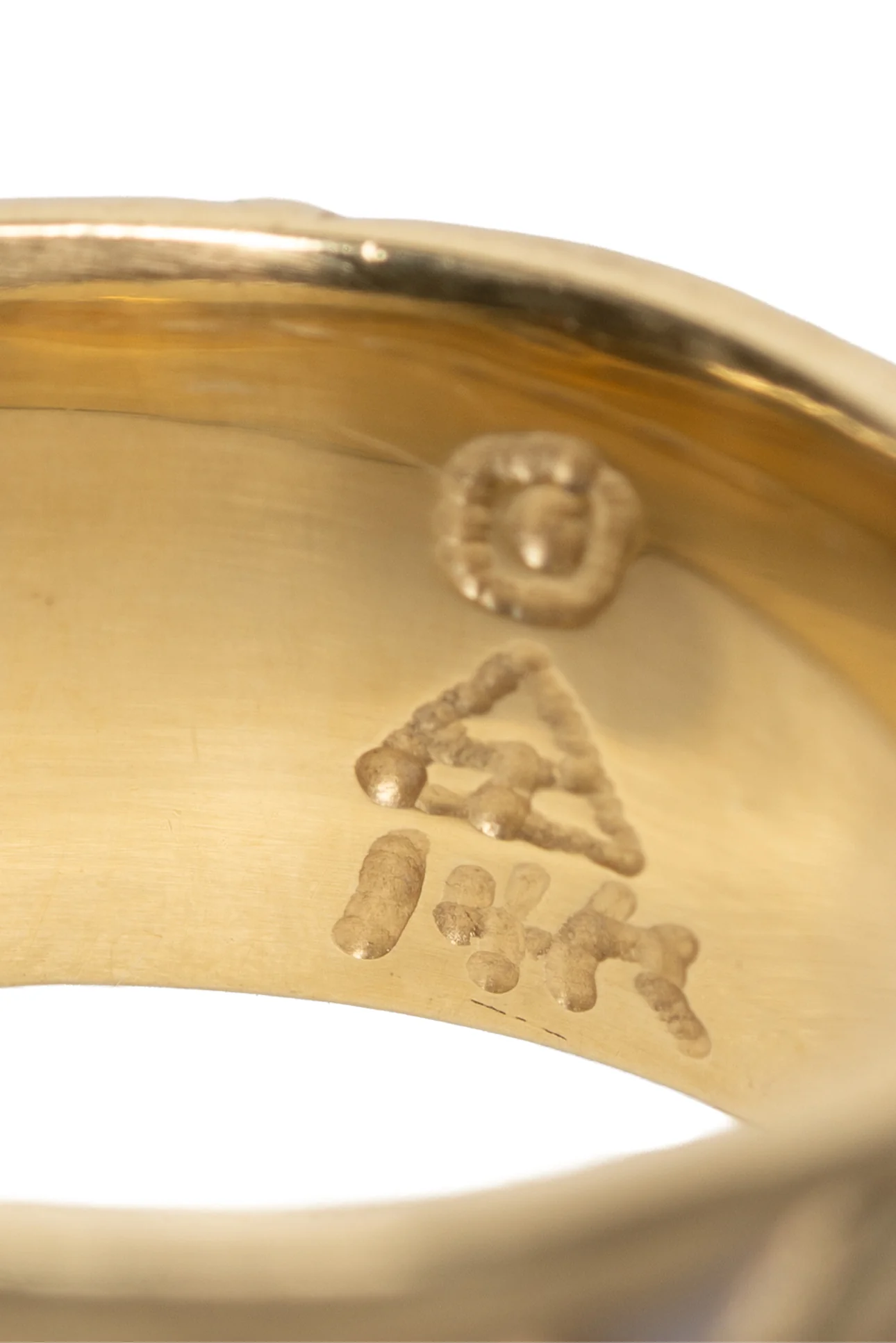 14k Yellow Gold Textured Ring - Image 2