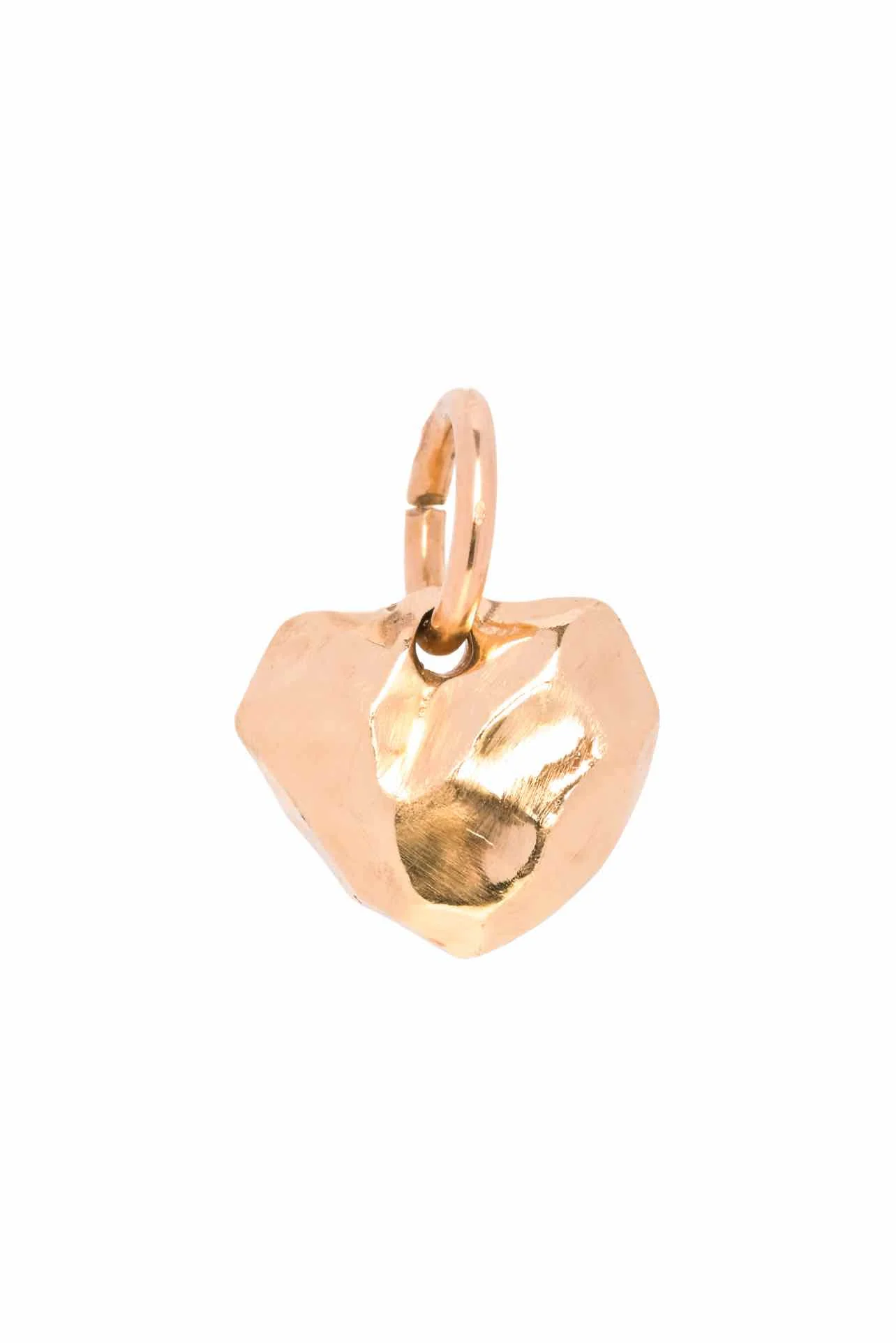 14kt Yellow Gold Geometric Heart Pendant - Image 2