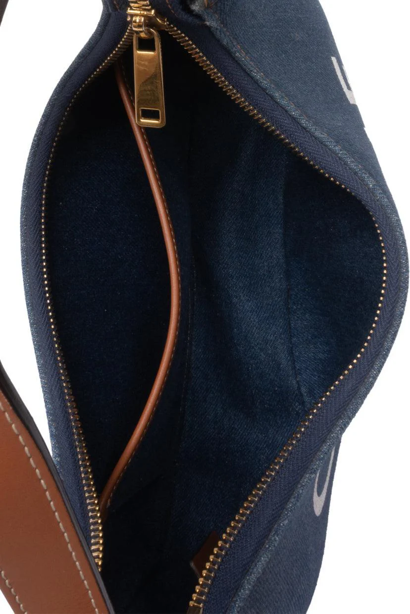 2021 Celine Denim Ava Shoulder Bag - Image 5