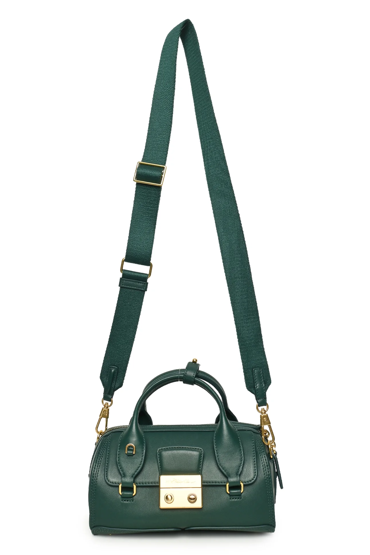 3.1 Phillip Lim Forest Green Calf Leather Pashli Duffle Bag - Image 5