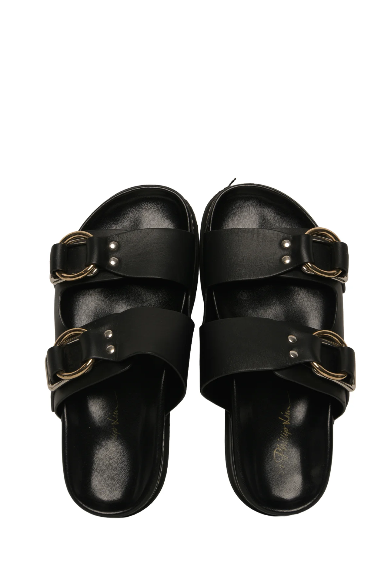 3.1 Phillip Lim Size 37 Freida Platform Double Buckle Slide Sandals - Image 5