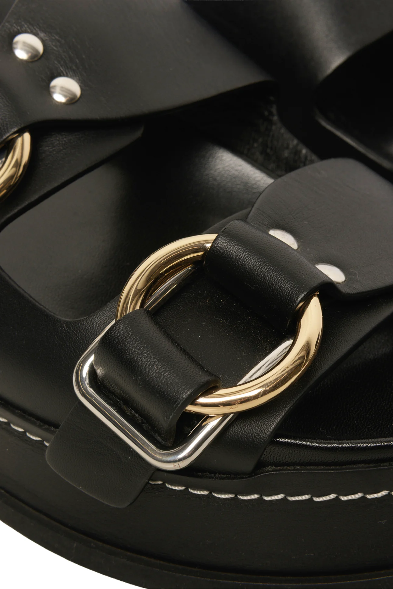 3.1 Phillip Lim Size 37 Freida Platform Double Buckle Slide Sandals - Image 7