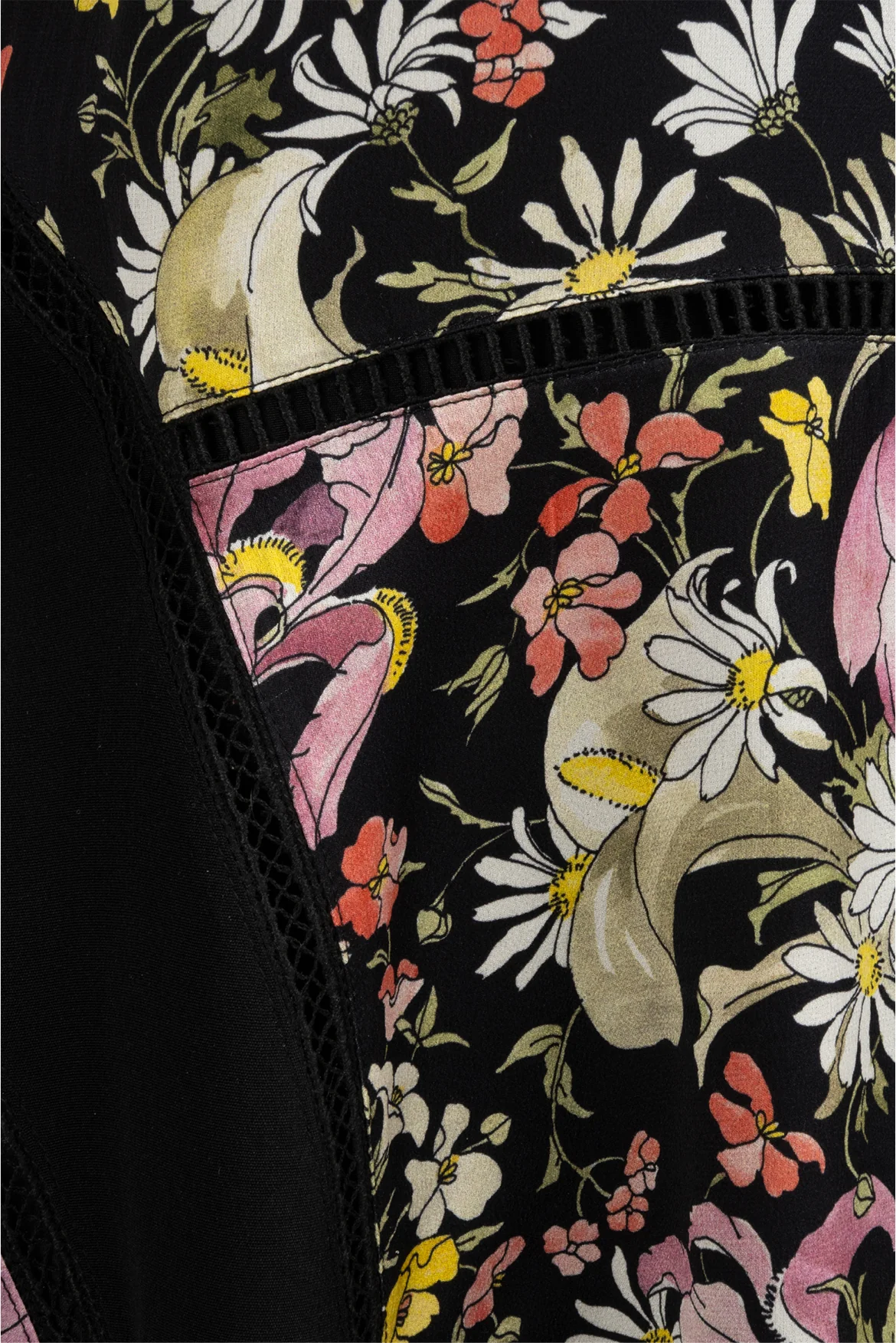3.1 Phillip Lim Size 8 Meadow Flower Cold Shoulder Dress - Image 3