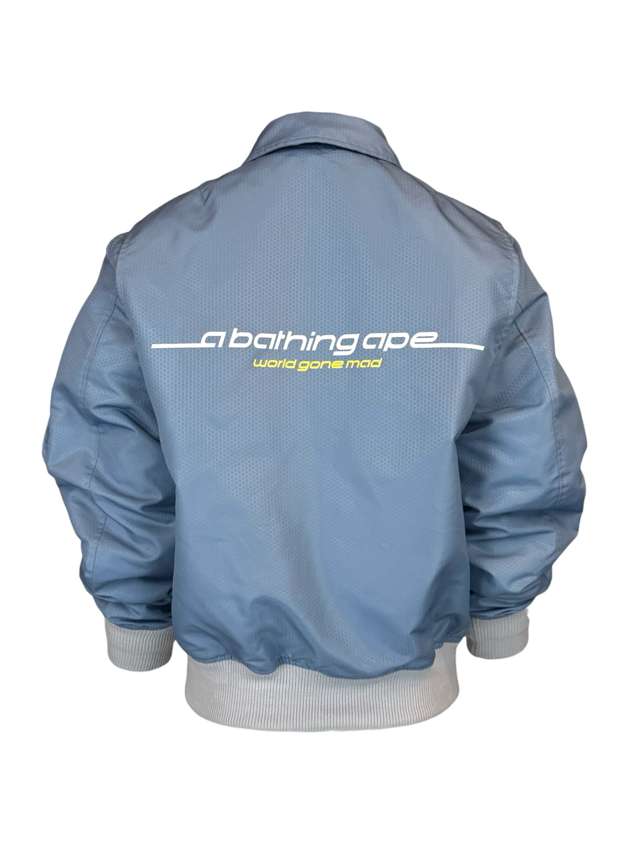 A Bathing Ape Size S Honeycomb Ripstop Bomber Jacket - Image 2