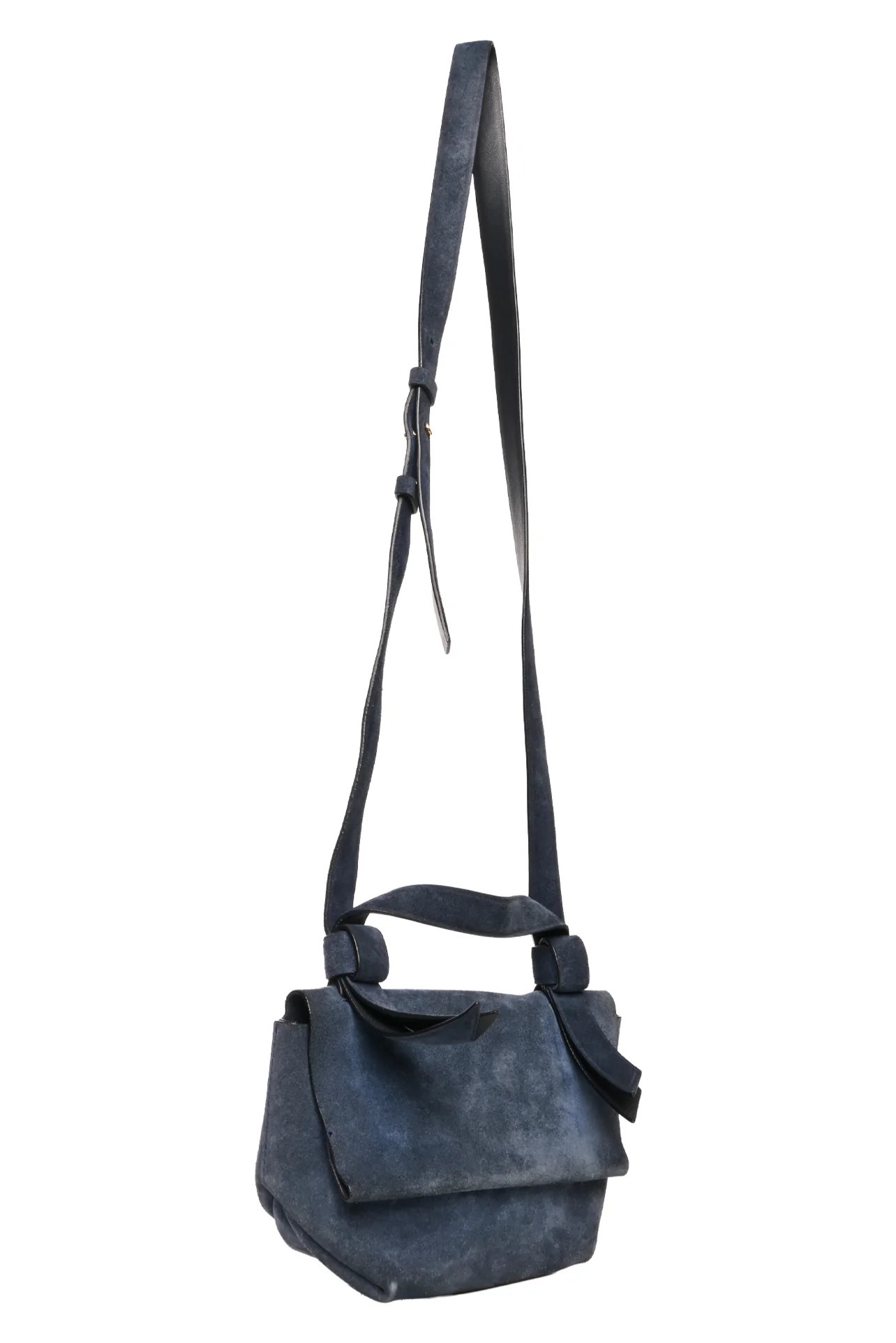 Acne Musubi Milli Small Knotted Suede Crossbody - Image 6