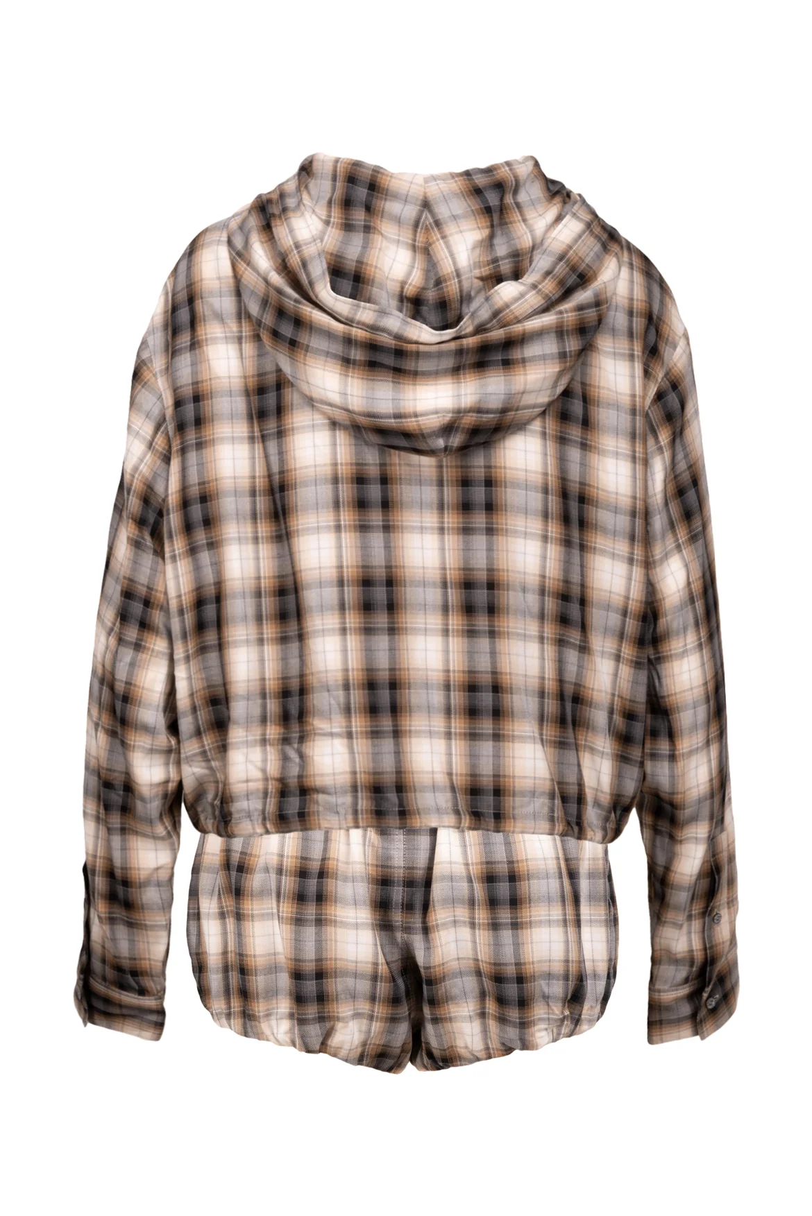 Acne Studios Size 2 Hooded Overshirt & Short Set - Image 2