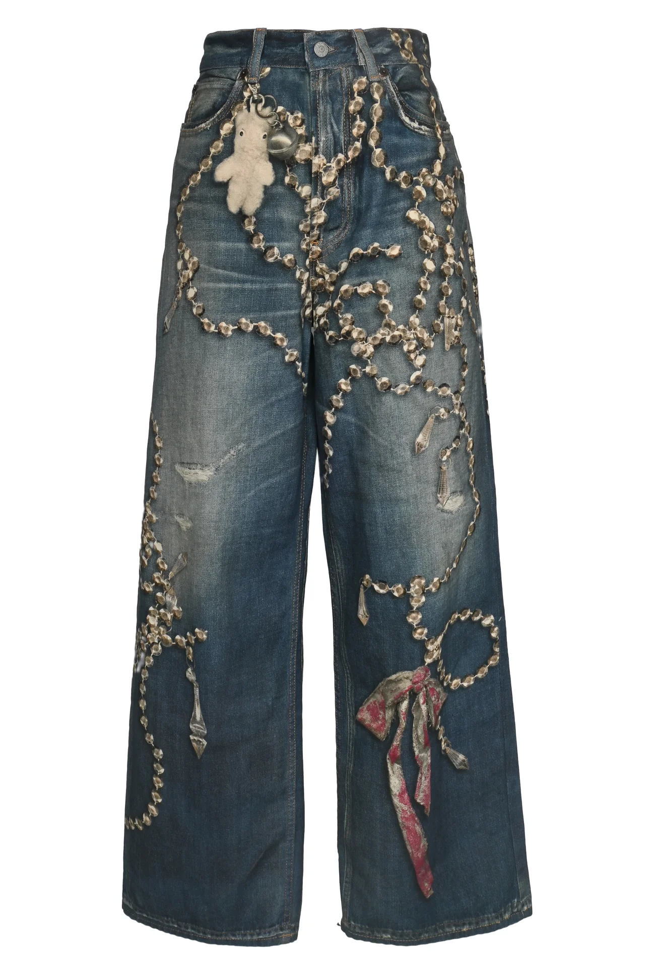Acne Studios Size 2 Trompe L'oeil Jeans - 1981