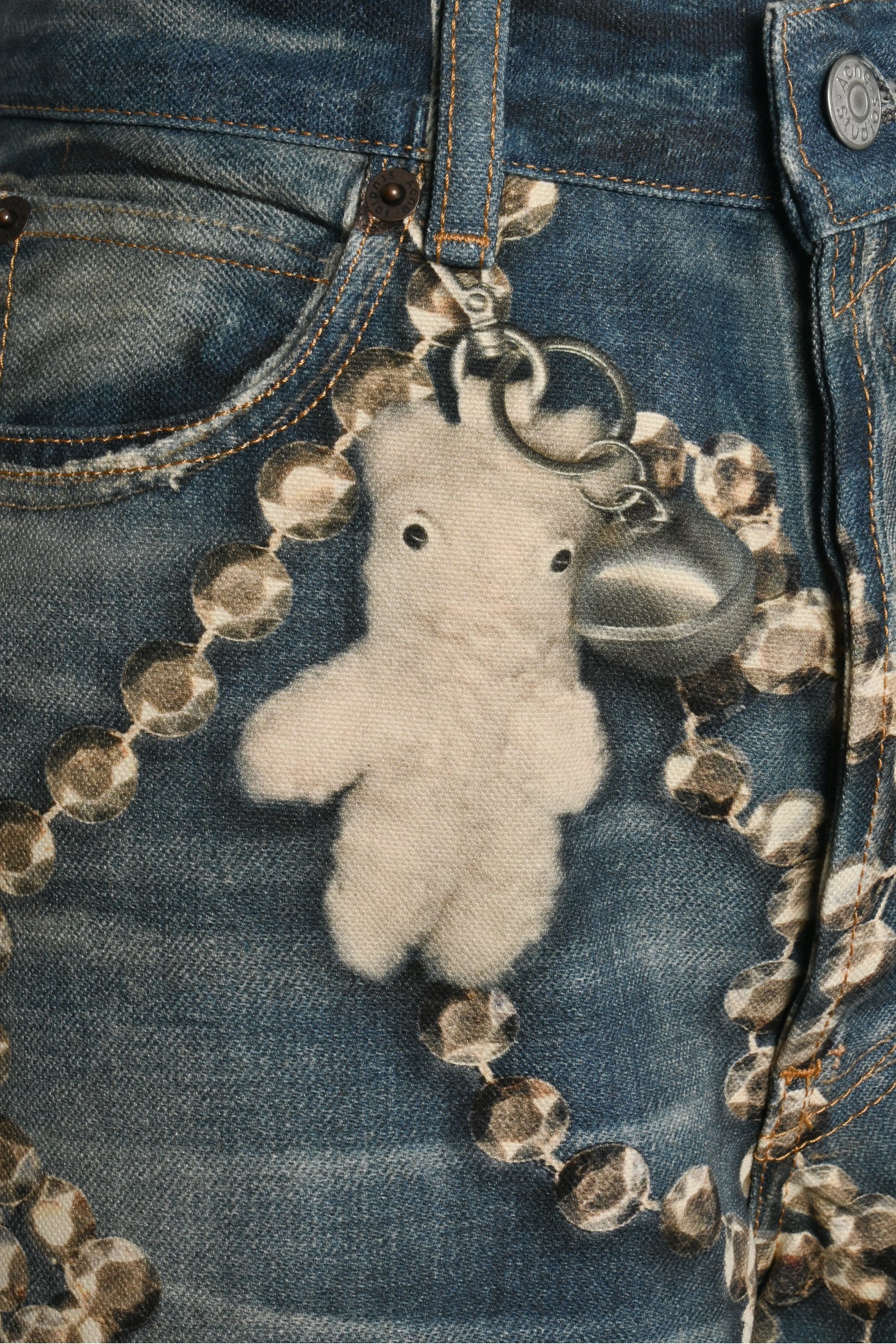 Acne Studios Size 2 Trompe L'oeil Jeans - 1981 - Image 3