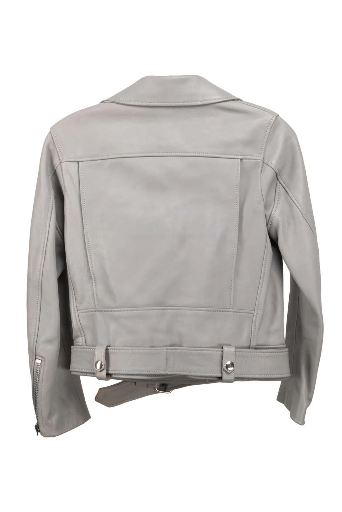Acne Studios Size 34 Leather Biker Jacket - Image 2