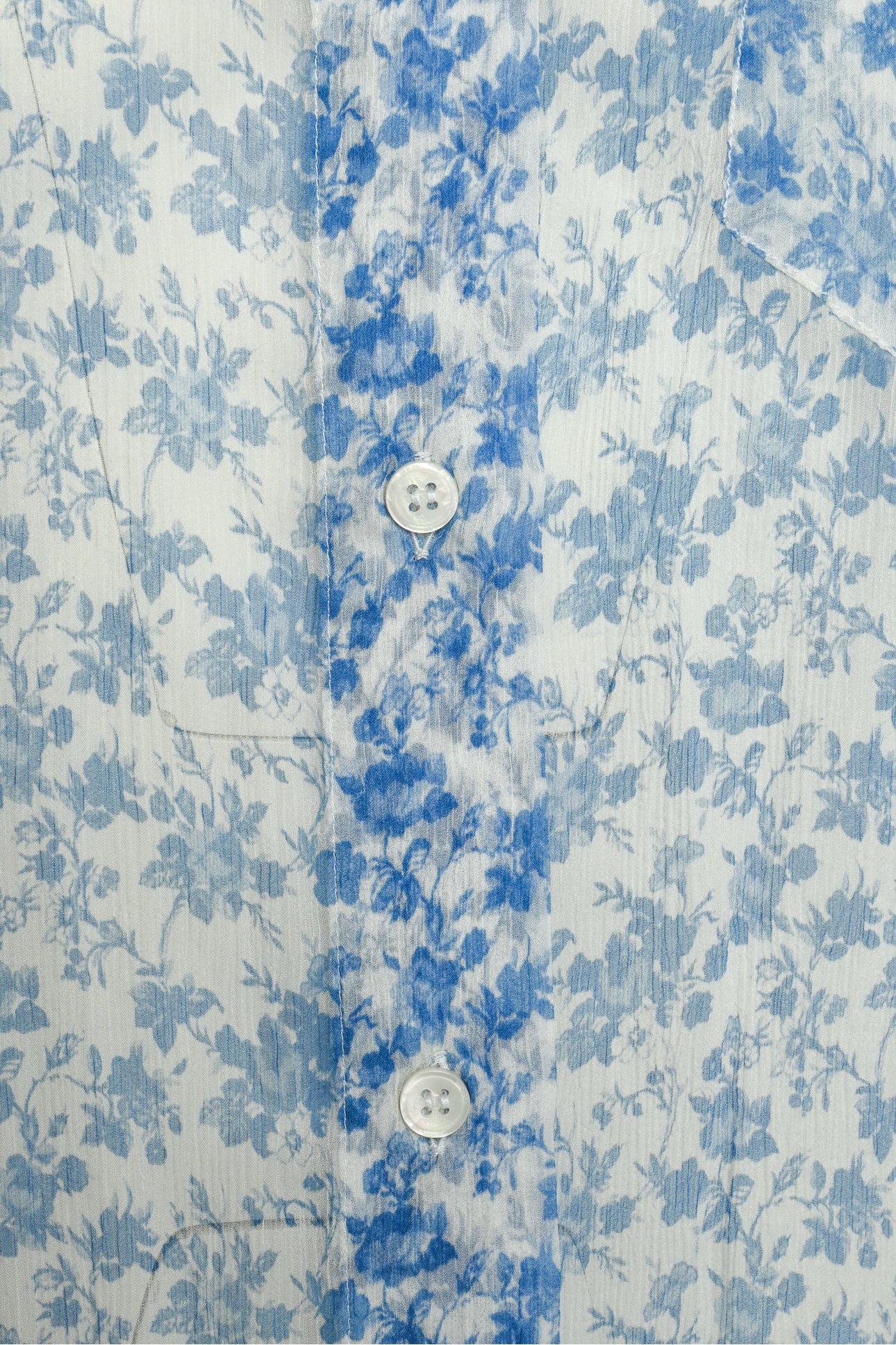 Acne Studios Size 34 Sophi Floral Silk Shirt - Image 4