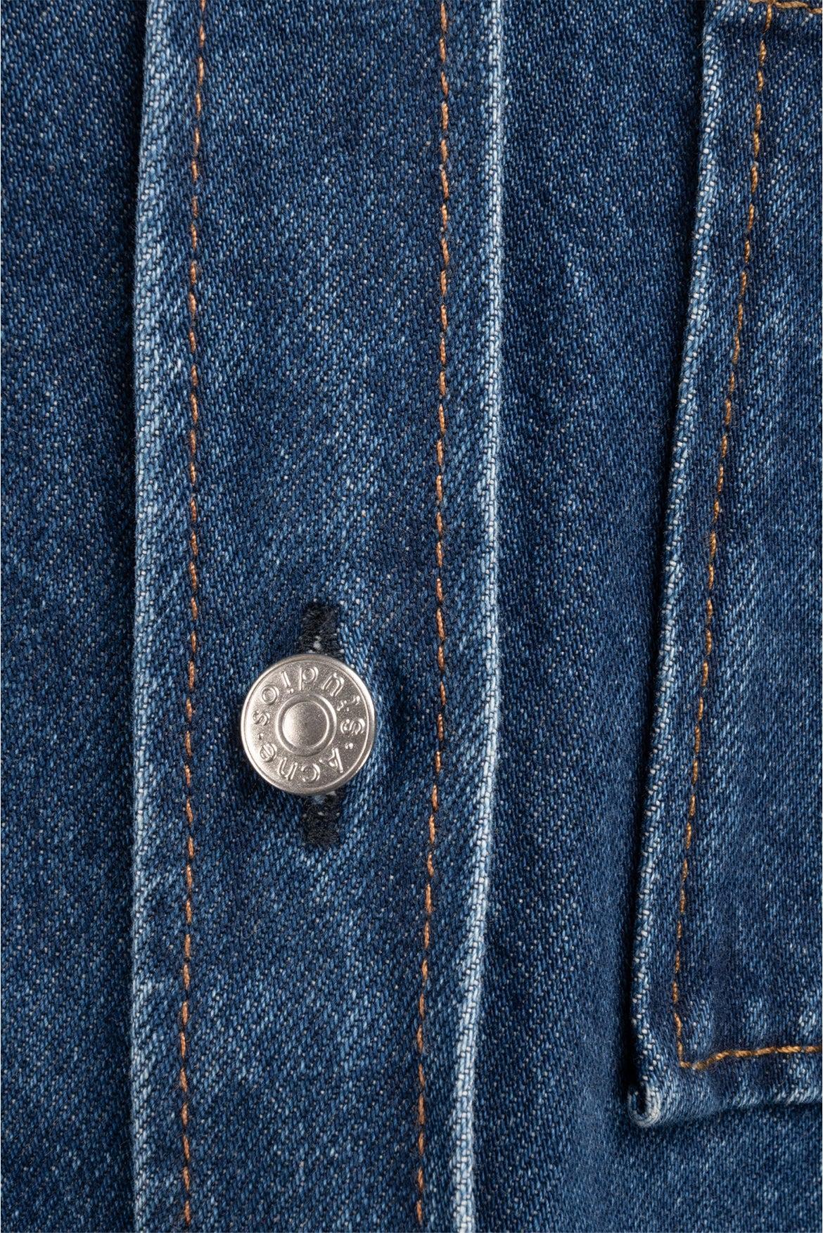 Acne Studios Size 36 Bla Konst Denim Shirt Jacket - Image 3