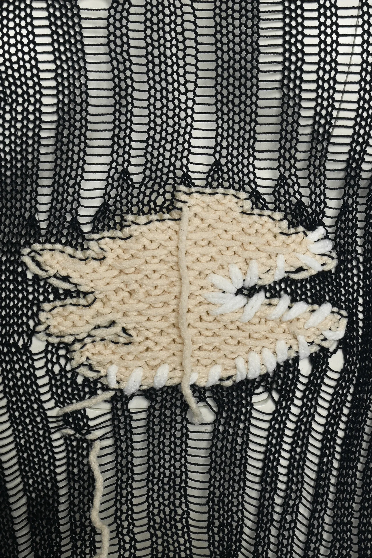 Acne Studios Size S Flower-Knit Crewneck Tops - Image 5