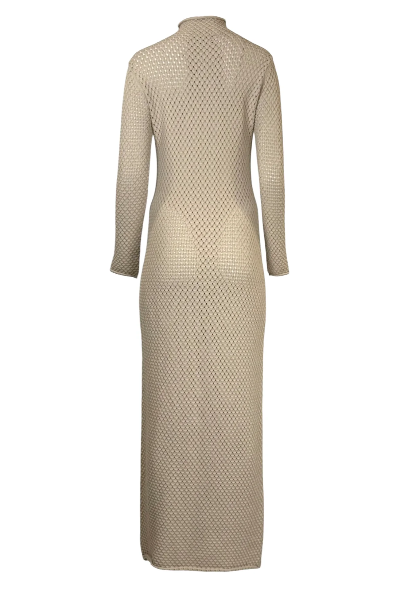 Aeron Size XS Shela Viscose-Blend Knit Long Sleeve Turtleneck Maxi Dress - Image 2