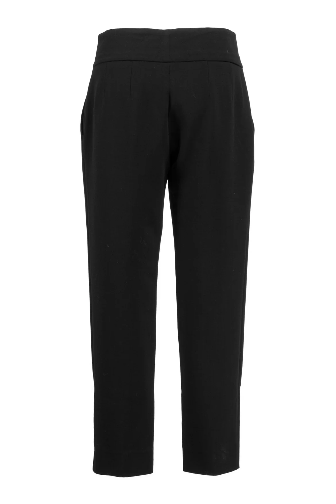 Agnona Size 40 Cutout Tapered Trousers - Image 2