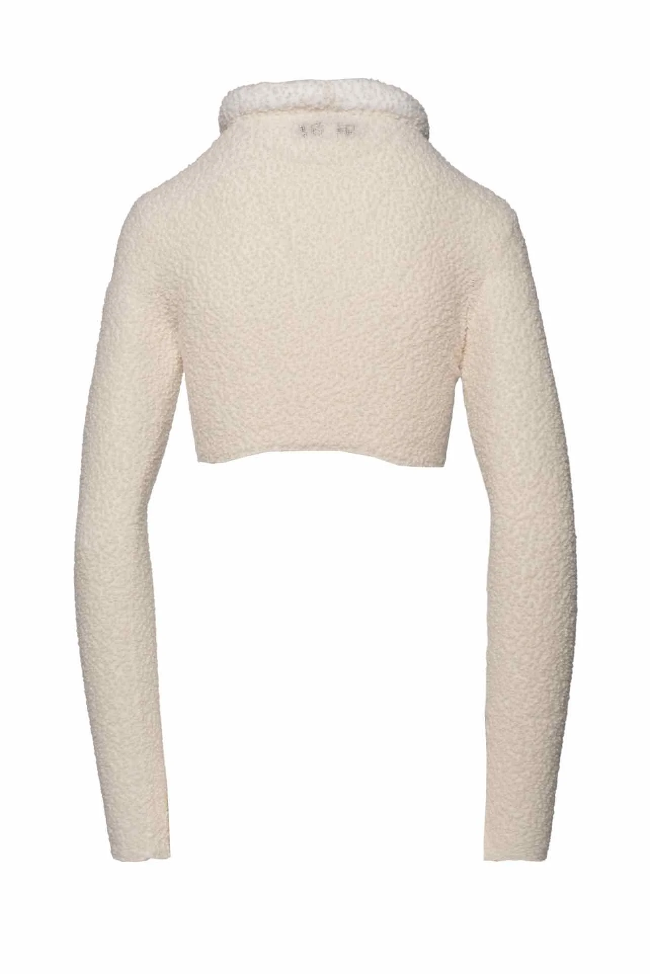 Aisling Camps Size S Rolled Neck Cropped Sweater - Image 2