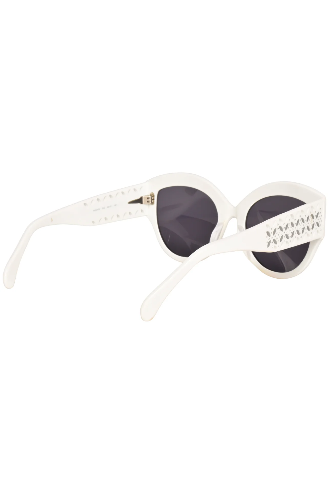 Alaia Laser Cut Round Sunglasses - Image 4