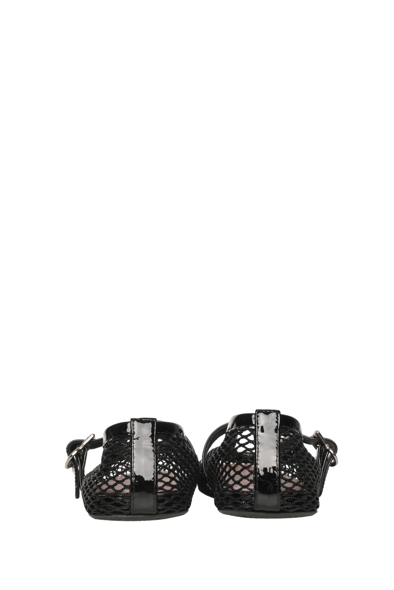 Alaia Size 36 Fishnet Ballet Flats - Image 4