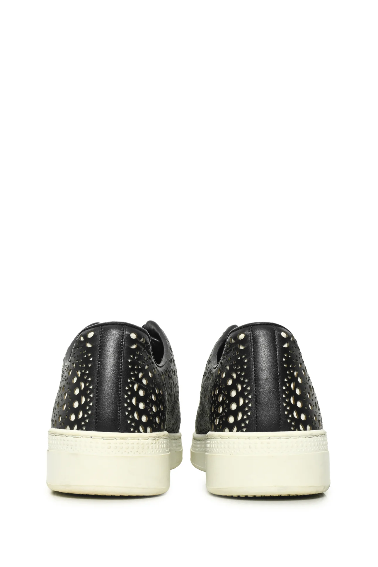 Alaia Size 36 Laser Cut Leather Sneaker - Image 4