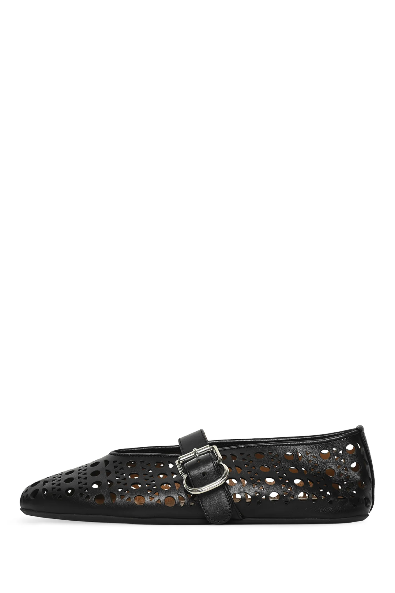 Alaia Size 36 Vienne Leather Ballet Flats - Image 3