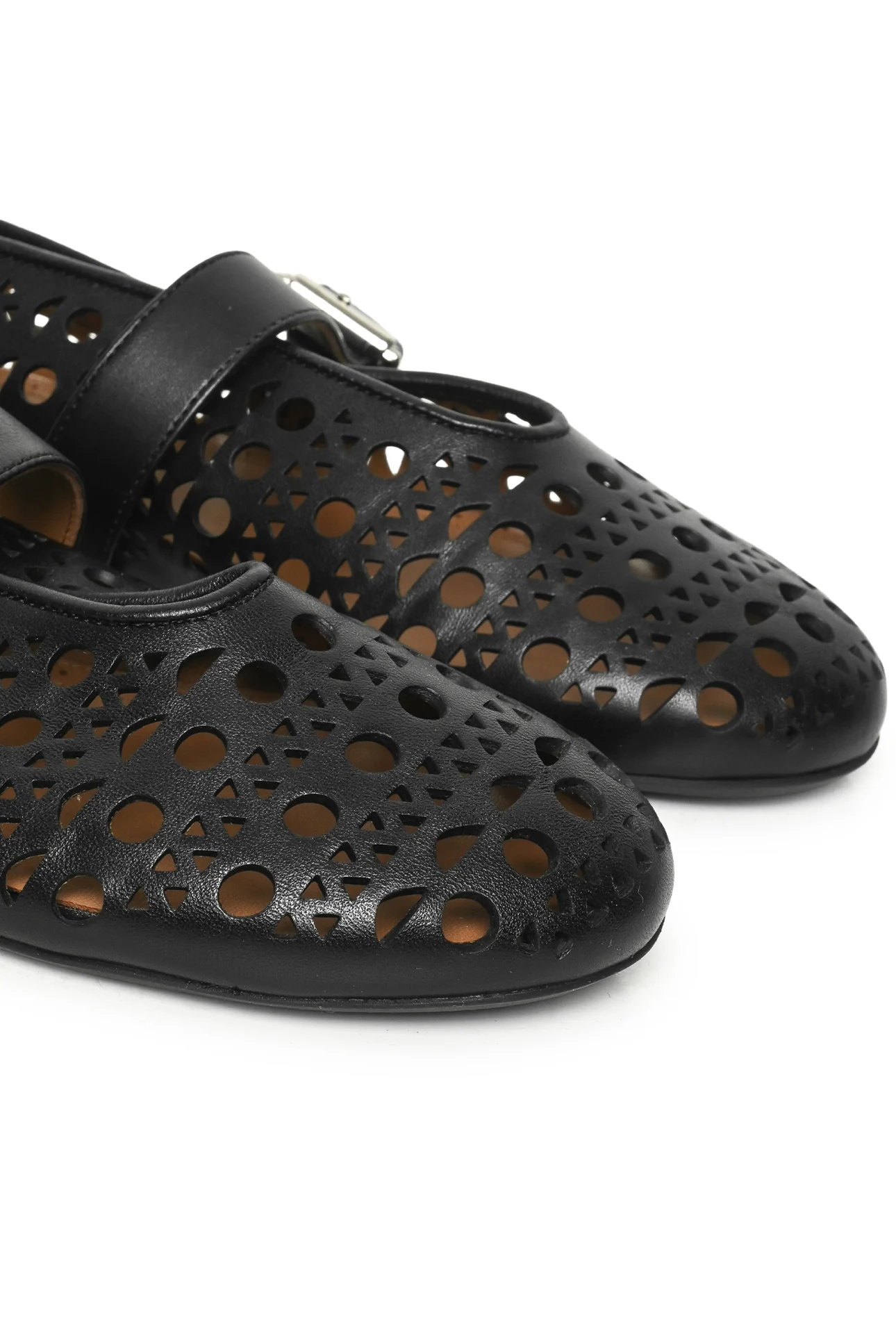 Alaia Size 36 Vienne Leather Ballet Flats - Image 5
