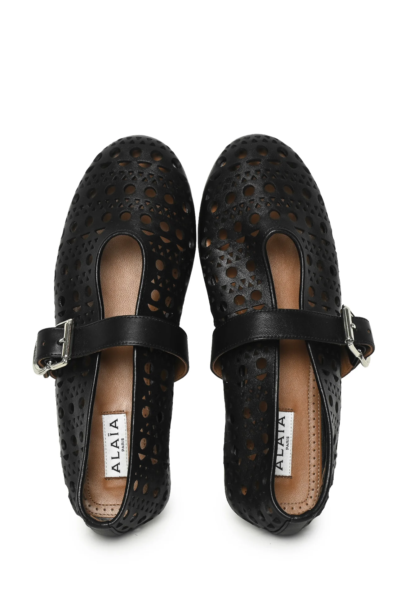 Alaia Size 36 Vienne Leather Ballet Flats - Image 6