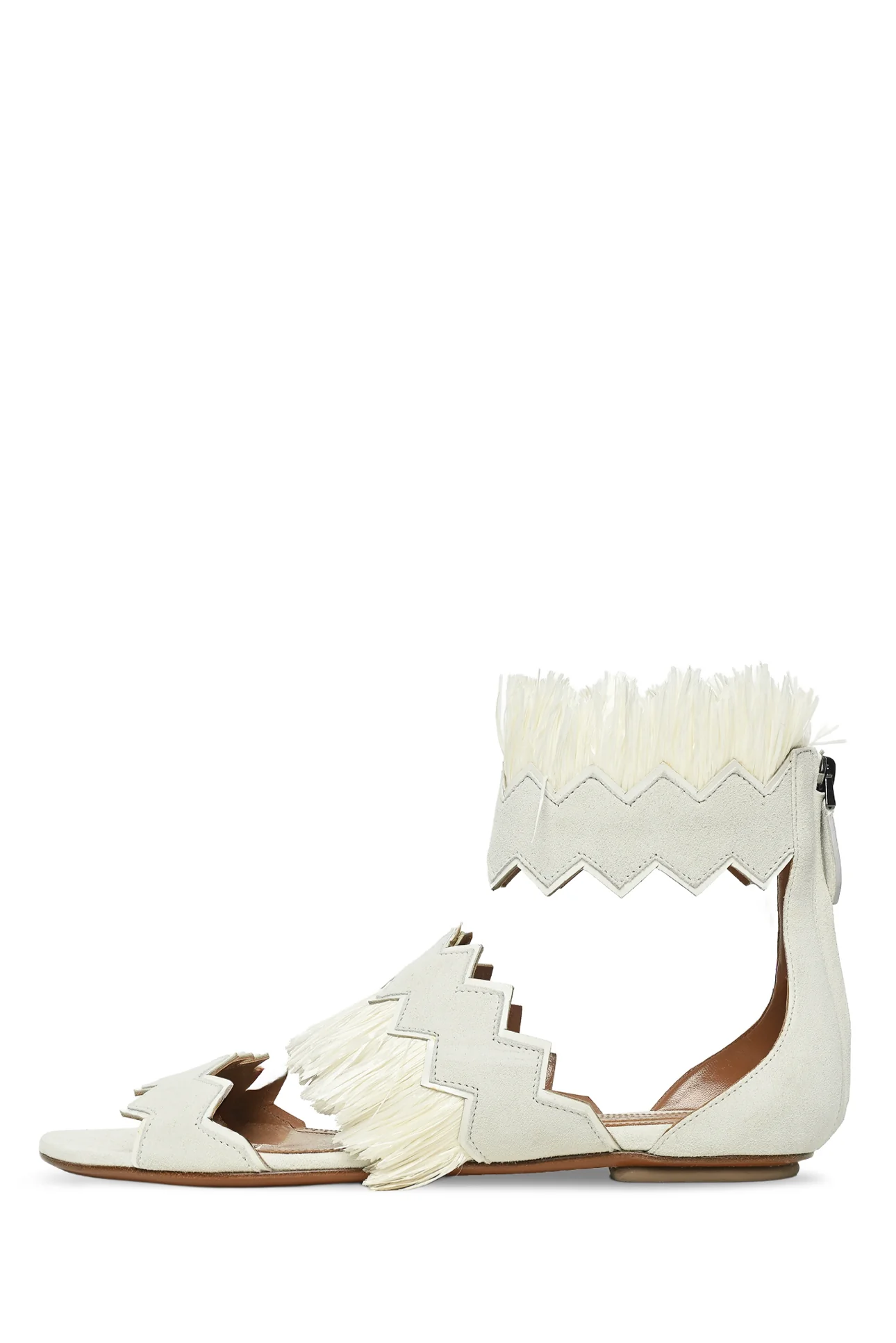 Alaia Size 39 Fringe Gladiator Sandals - Image 3