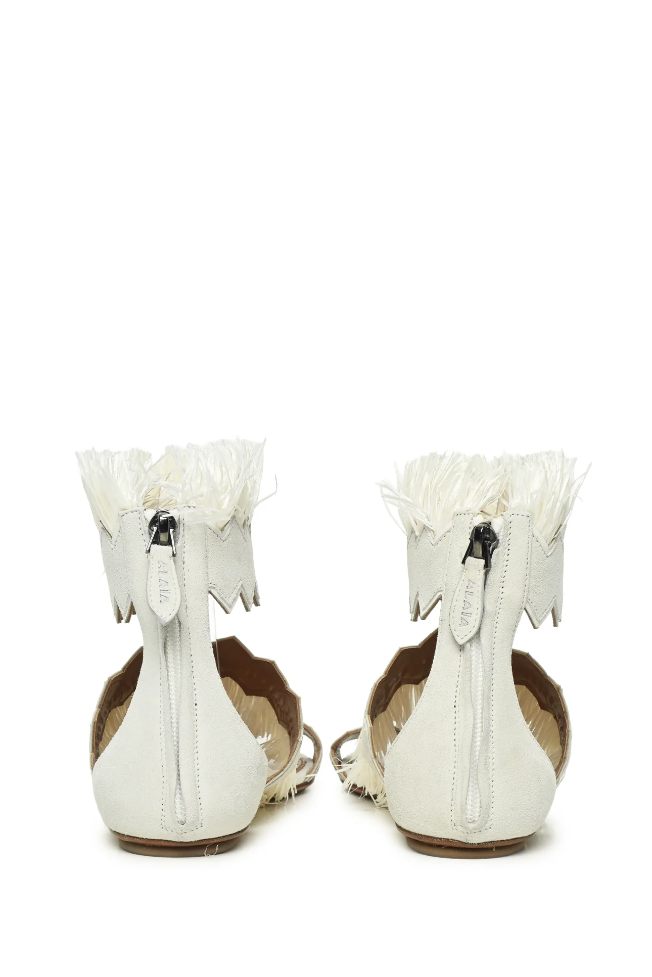 Alaia Size 39 Fringe Gladiator Sandals - Image 4