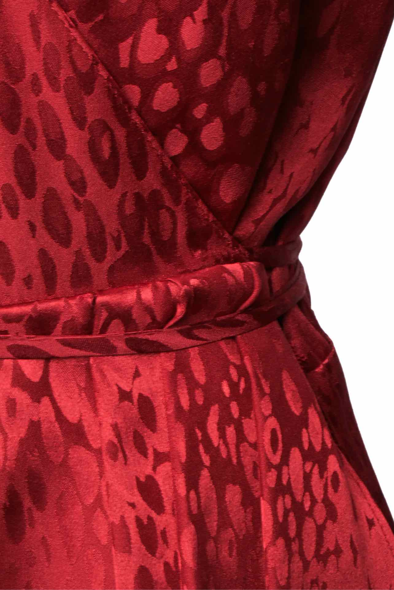 ALC Size 14 Carolina Silk Wrap Midi Dress - Image 4
