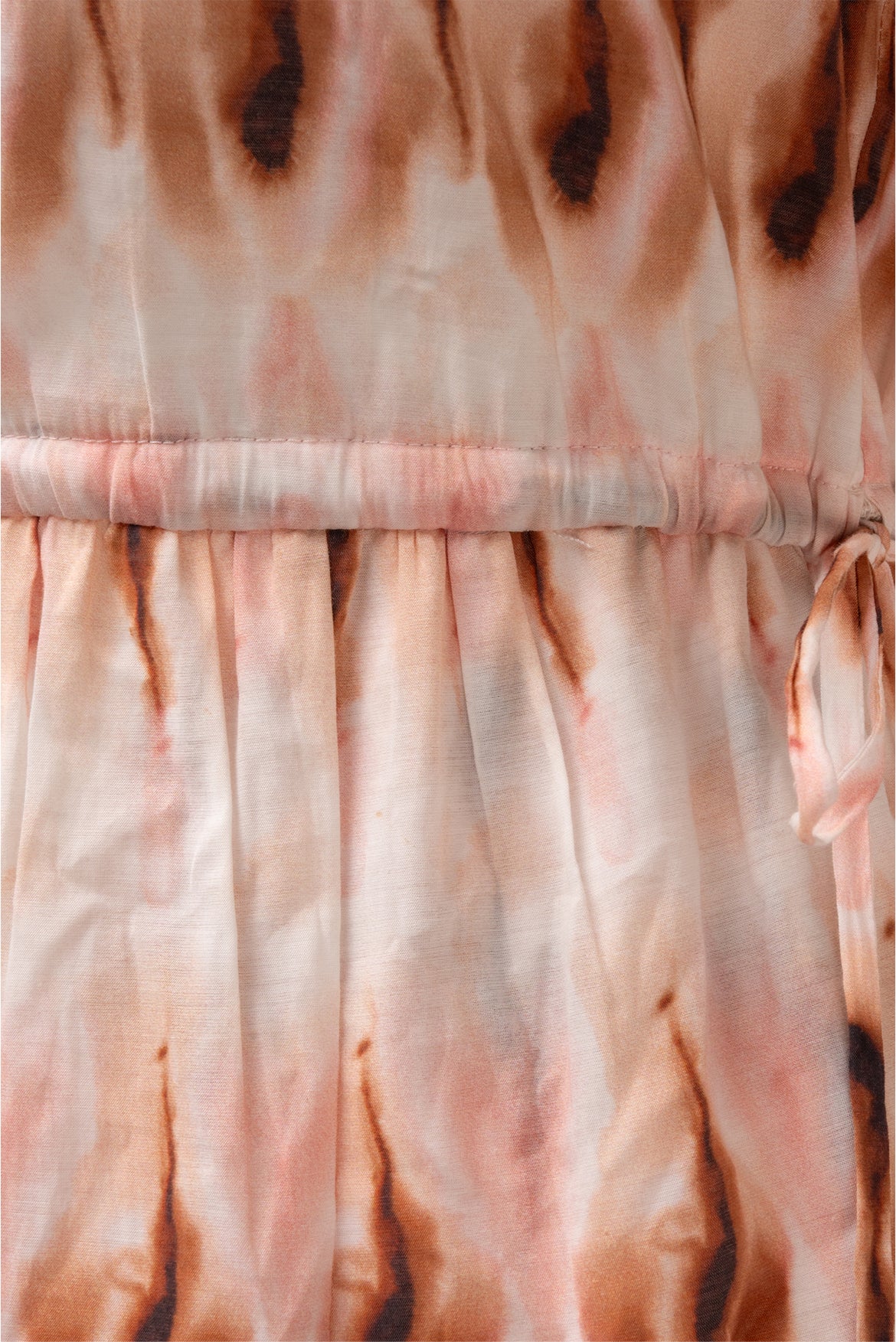 ALC Size 8 Puff Sleeve Tiedye Maxi Dress - Image 3