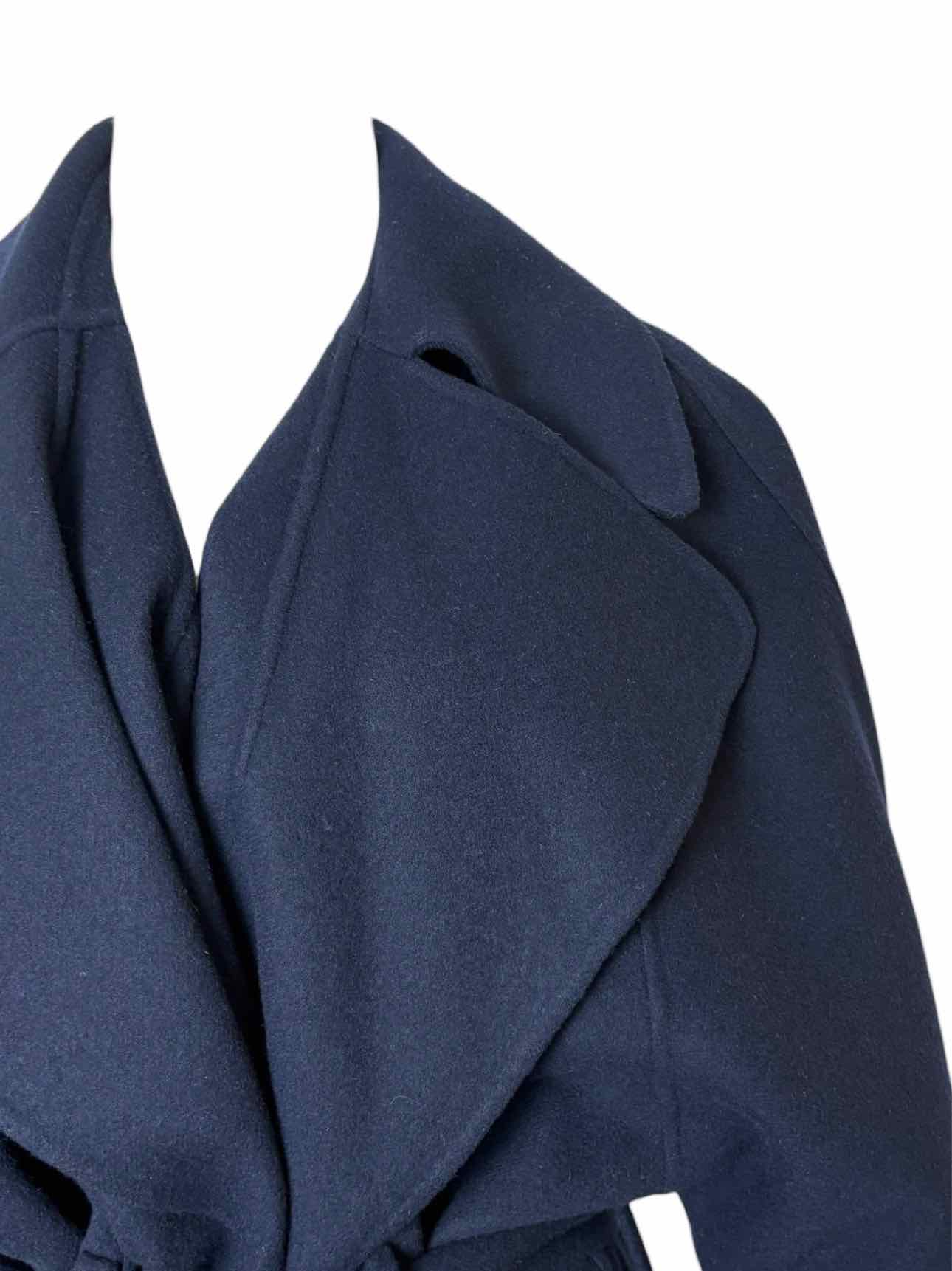 ALC Size L Wool Blend Belted Coat - Image 3