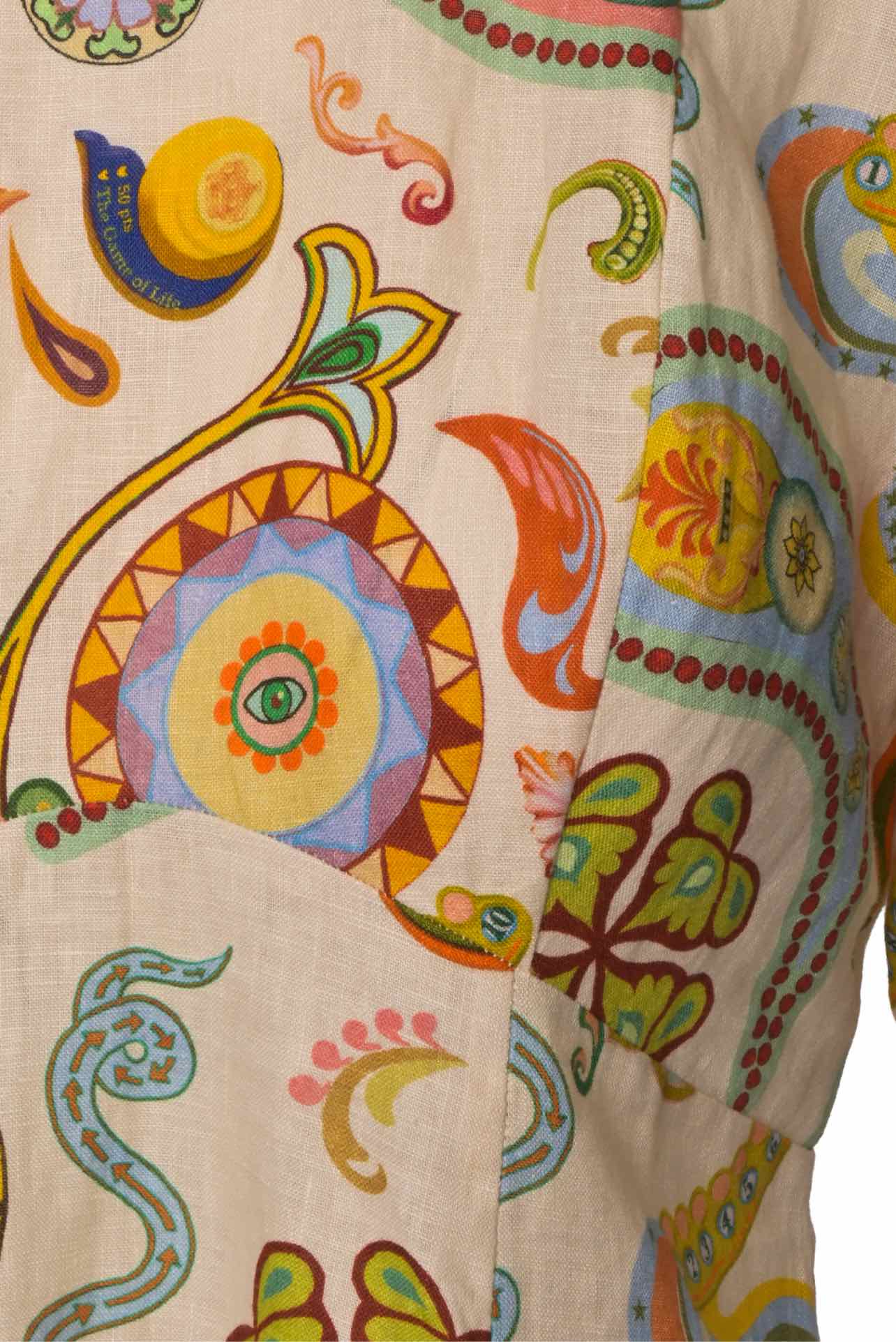Alemais Size 4 Arcade Paisley Midi Dress - Image 3