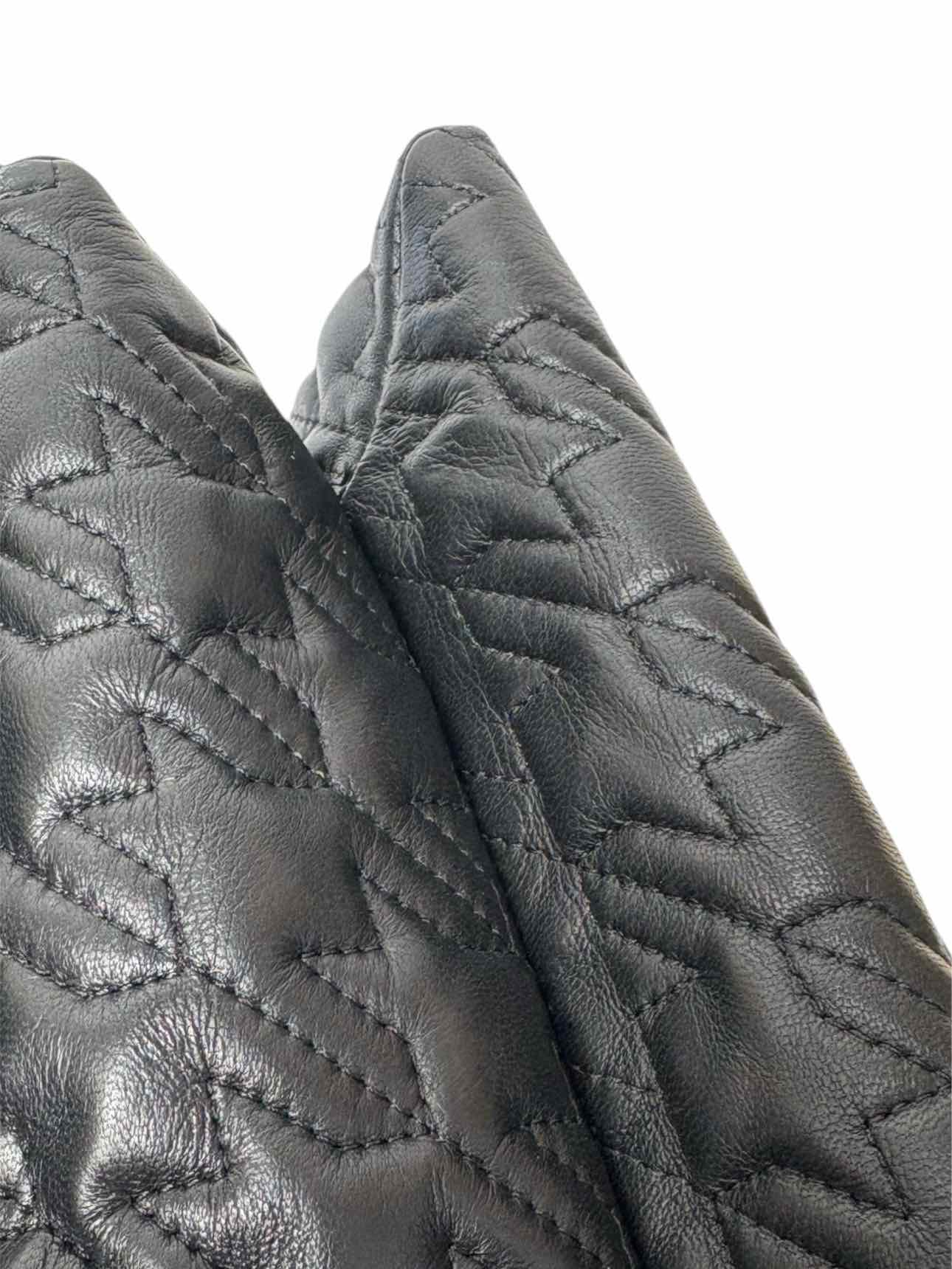 Alexander Mcqueen Quilted Leather Double Skull Purse - Image 10
