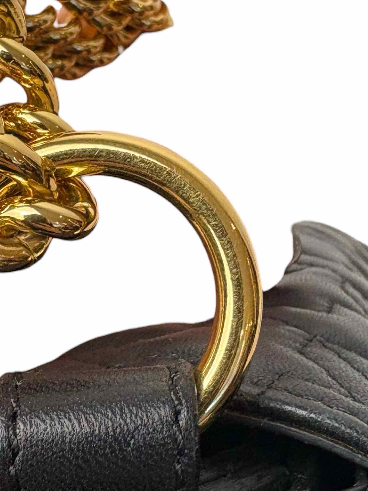 Alexander Mcqueen Quilted Leather Double Skull Purse - Image 11
