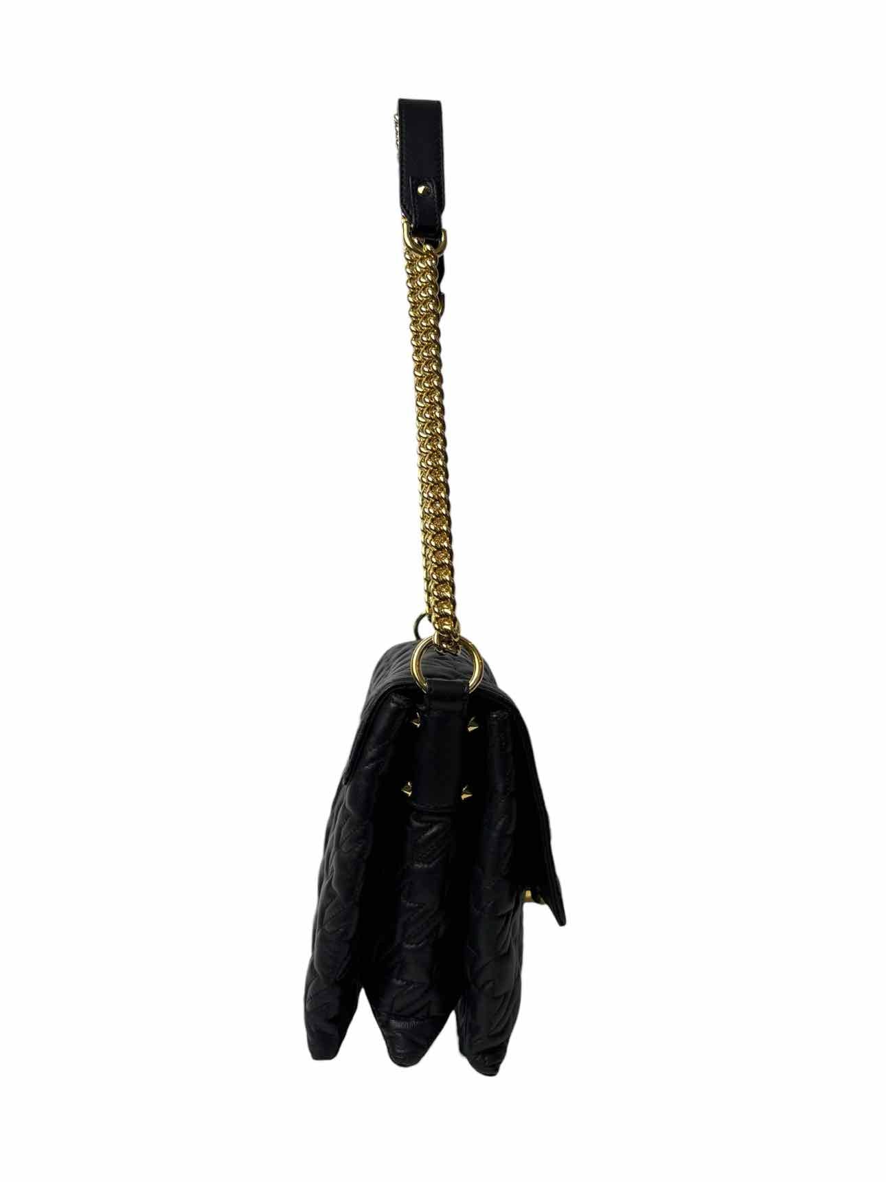 Alexander Mcqueen Quilted Leather Double Skull Purse - Image 4