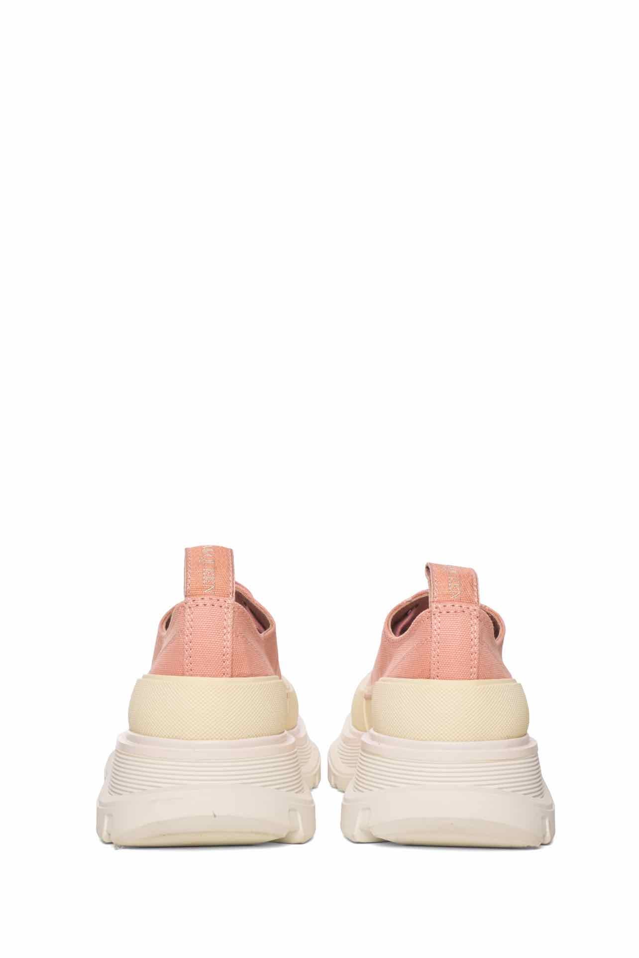 Alexander Mcqueen Size 35 Tread Slick Lace Up Sneaker - Image 4