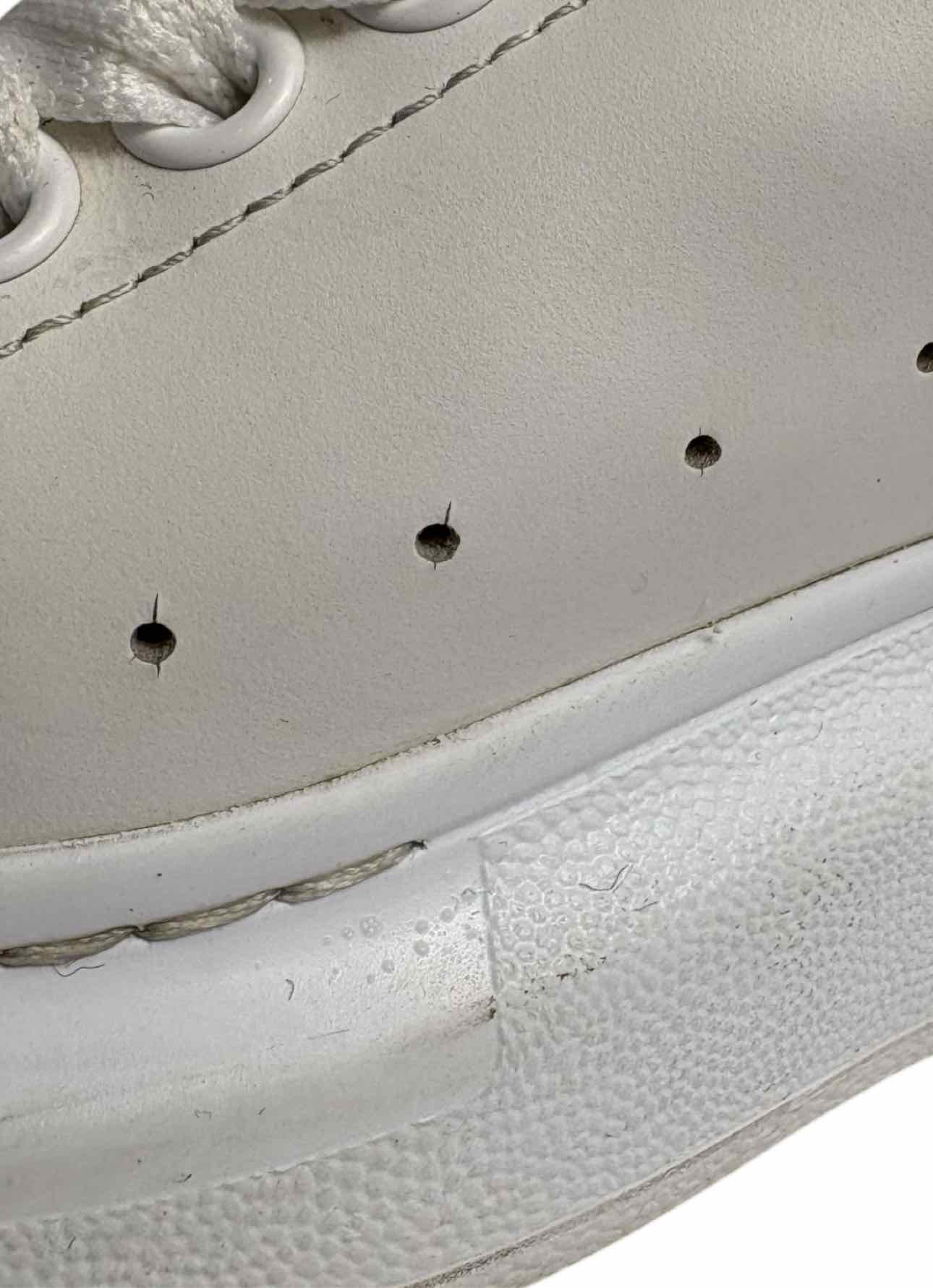 Alexander Mcqueen Size 36.5 Leather Oversized Sneaker - Image 10