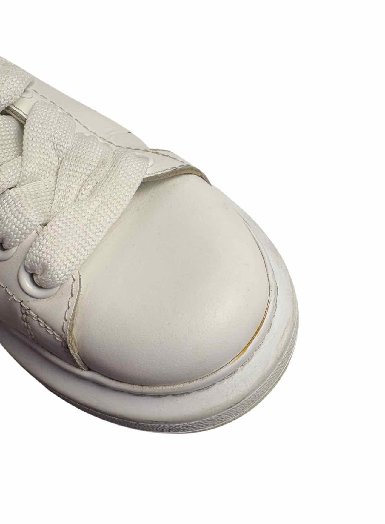 Alexander Mcqueen Size 36.5 Leather Oversized Sneaker - Image 11