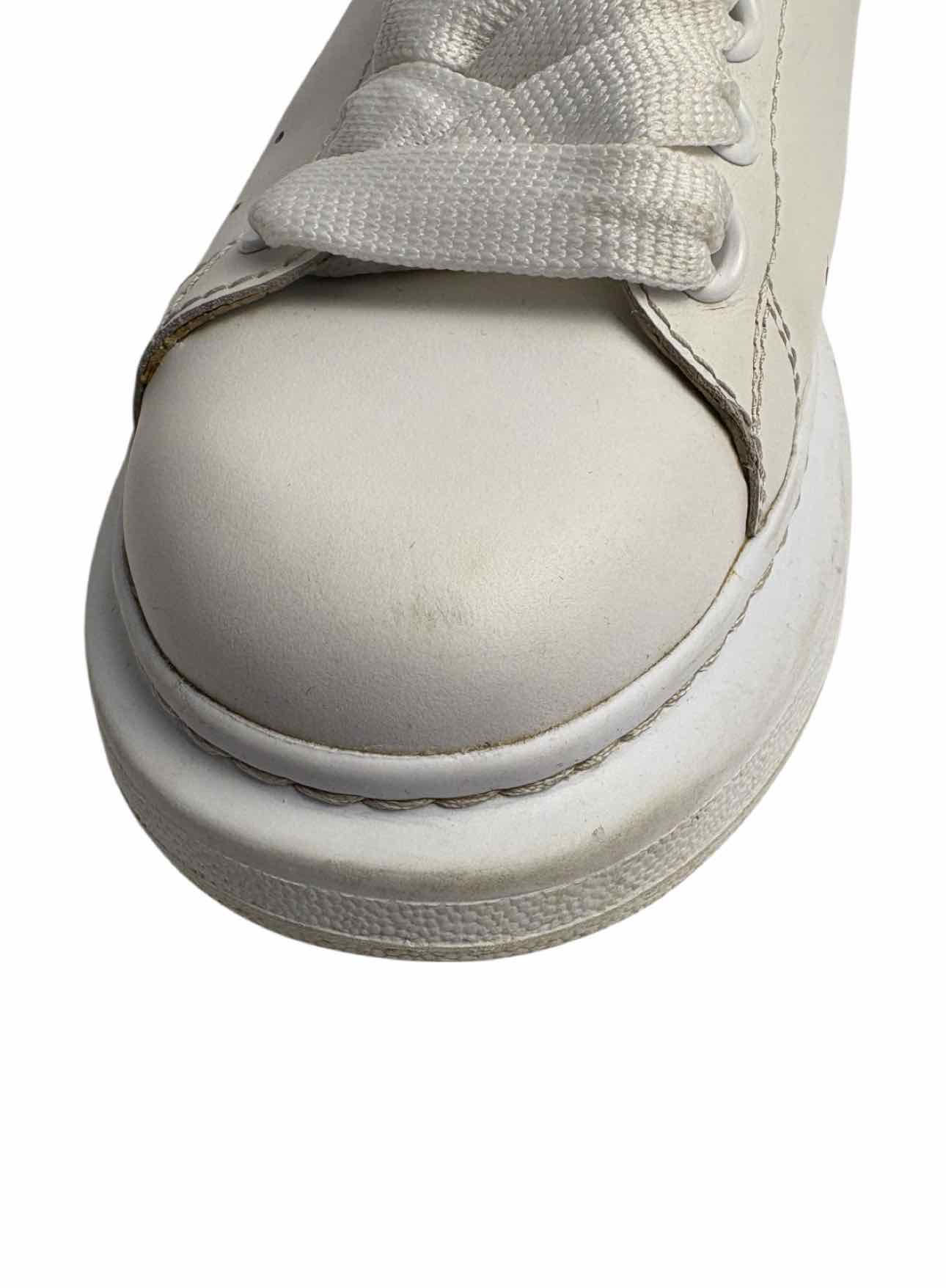 Alexander Mcqueen Size 36.5 Leather Oversized Sneaker - Image 12