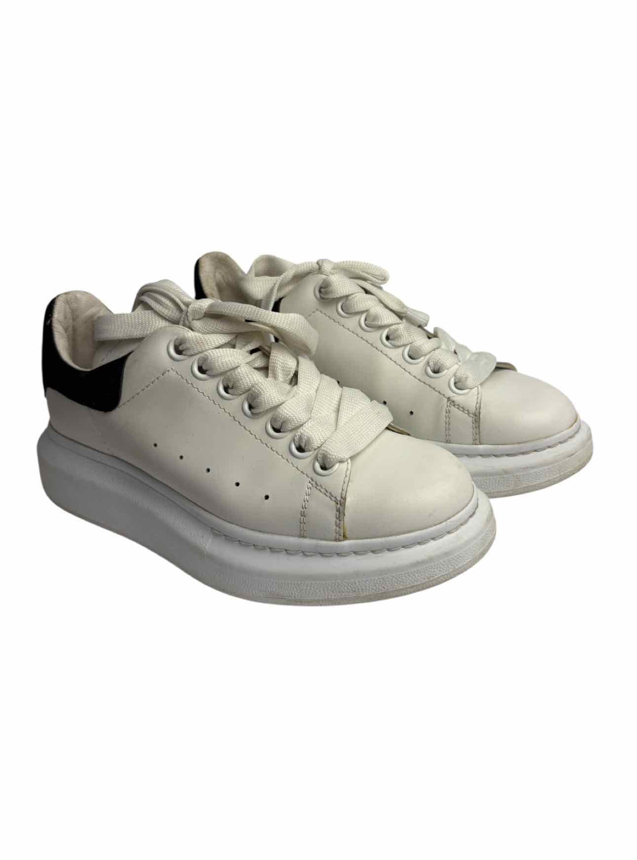 Alexander Mcqueen Size 36.5 Leather Oversized Sneaker - Image 2
