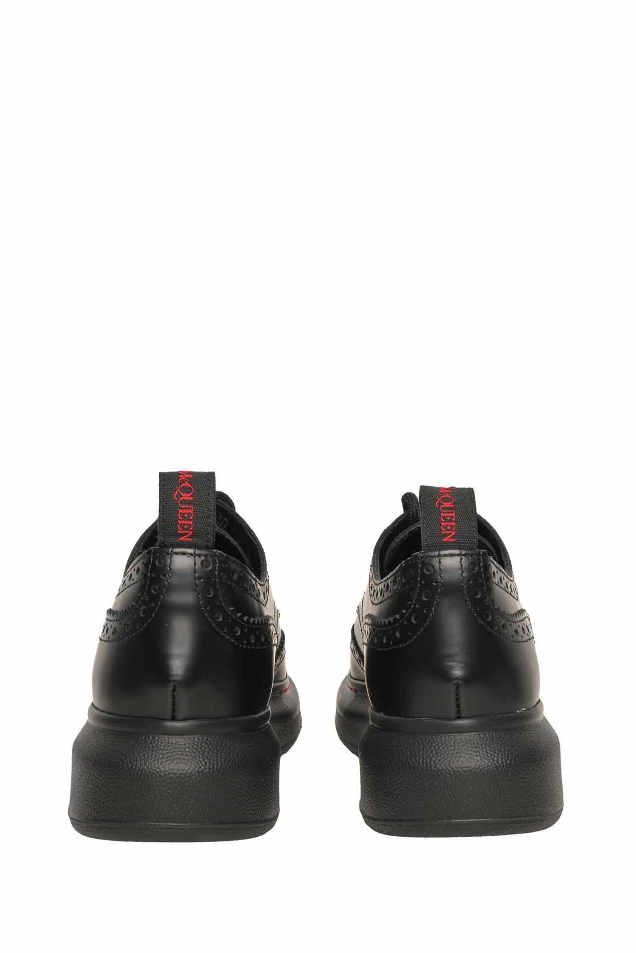 Alexander Mcqueen Size 37 Hybrid Lace Up Brogue Oversized Low Top Sneaker - Image 5