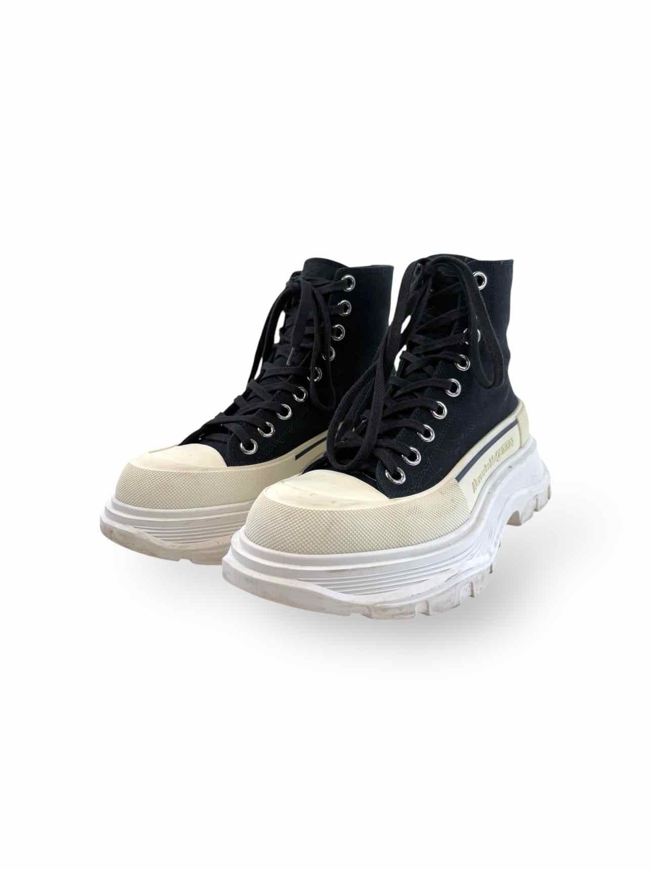 Alexander Mcqueen Size 37 Tread Slick Boot High Top Sneaker - Image 2