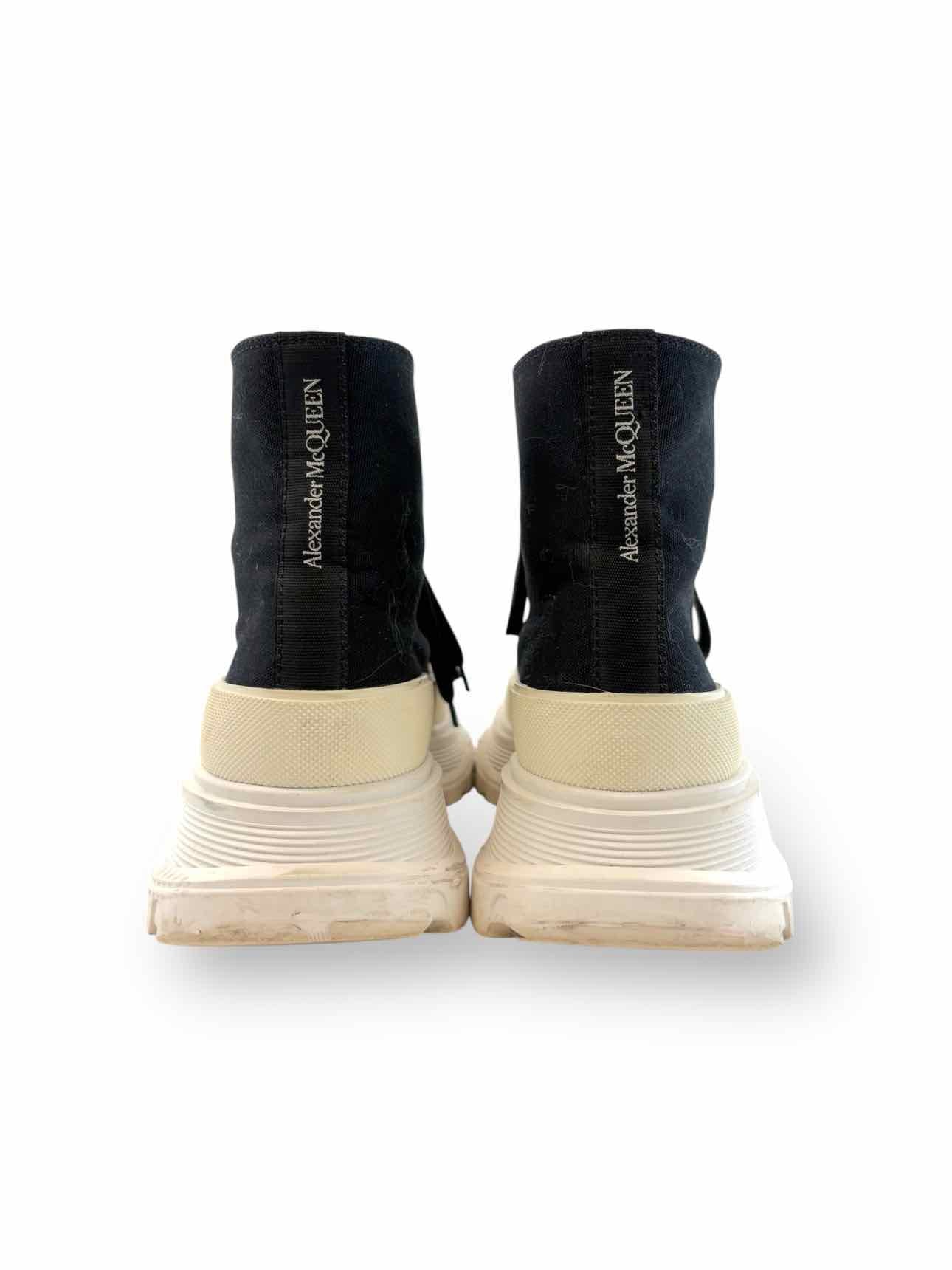 Alexander Mcqueen Size 37 Tread Slick Boot High Top Sneaker - Image 4