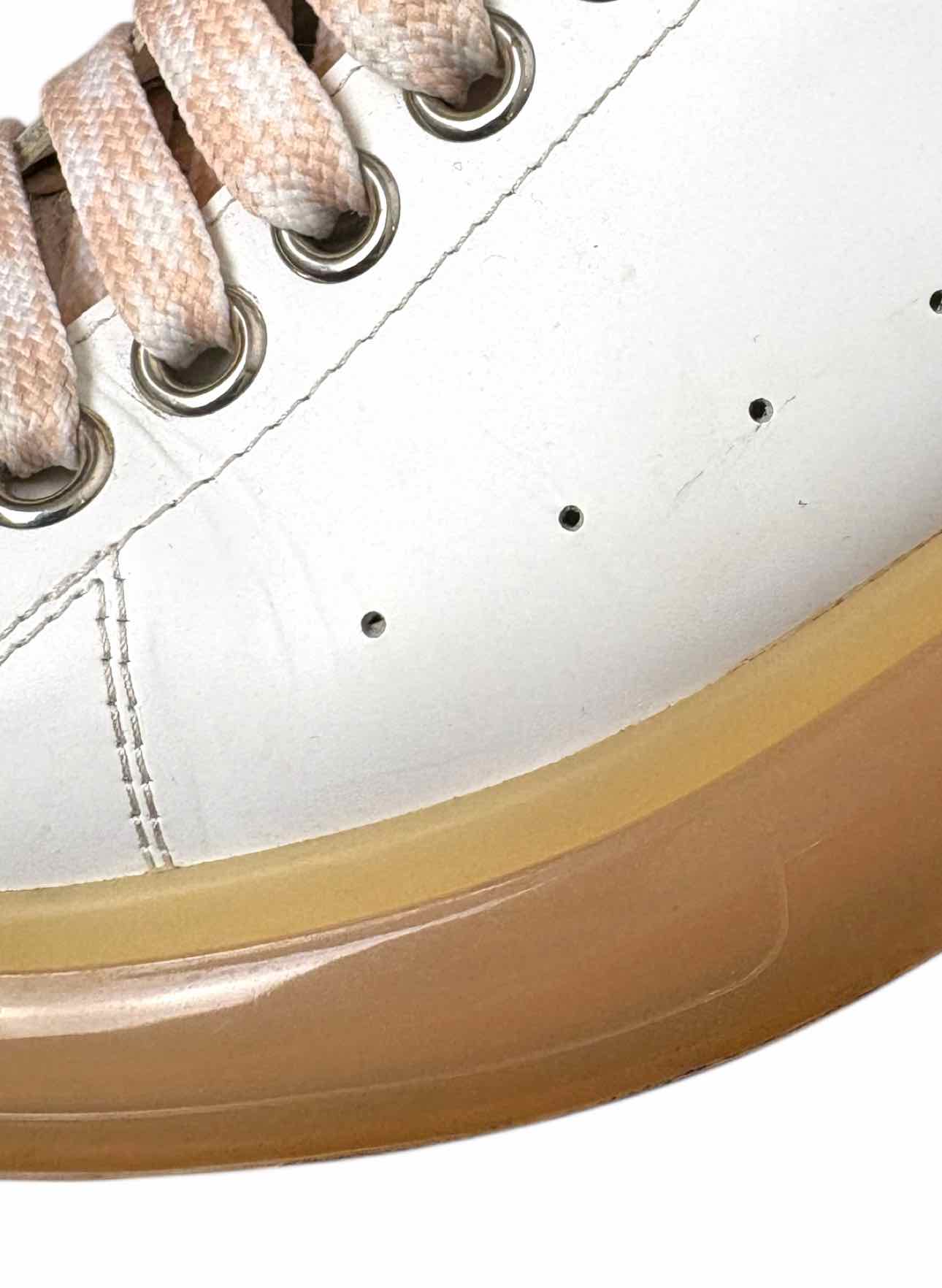 Alexander Mcqueen Size 39 Oversized Platform Leather Sneaker - Image 10