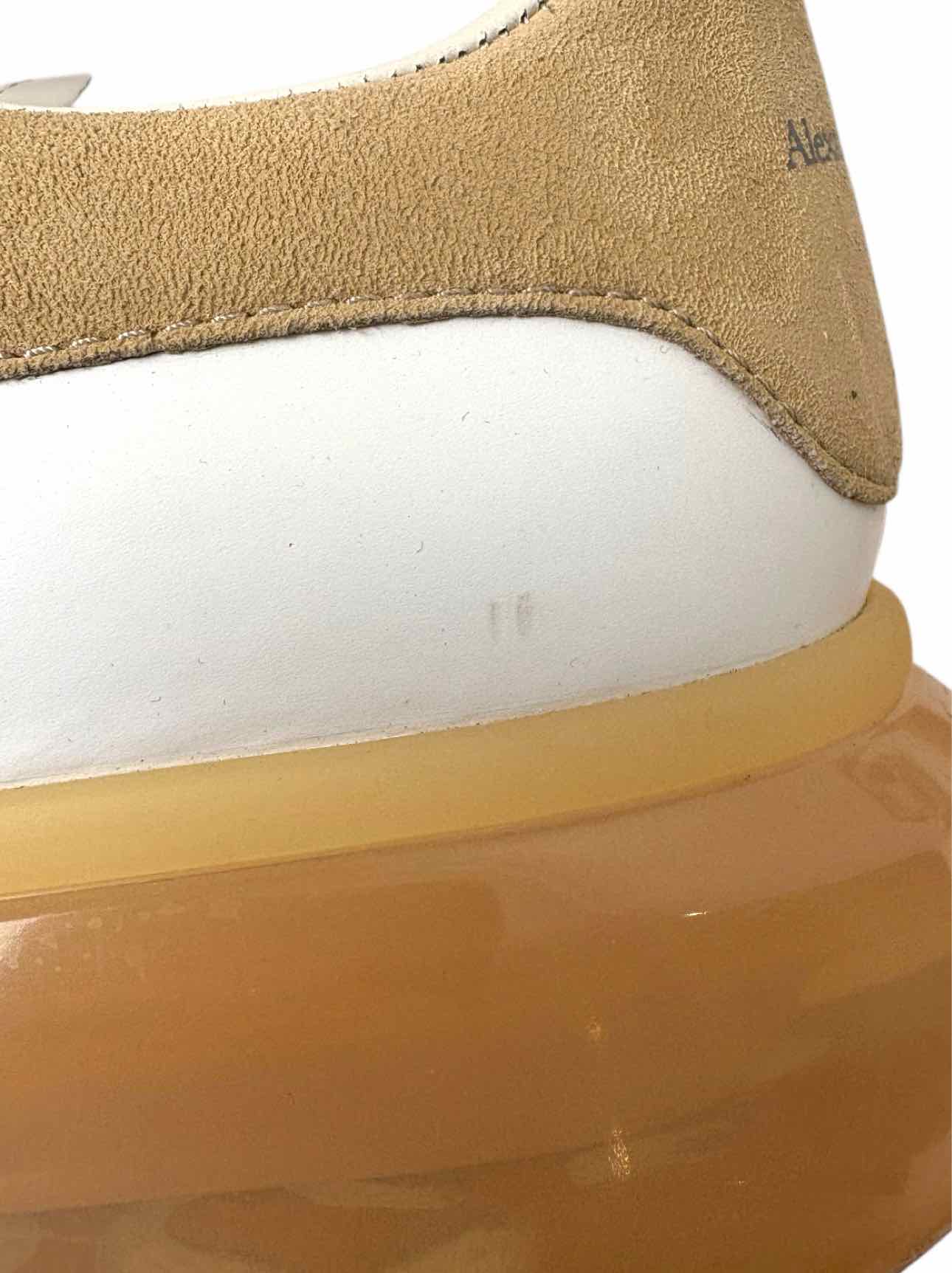 Alexander Mcqueen Size 39 Oversized Platform Leather Sneaker - Image 11
