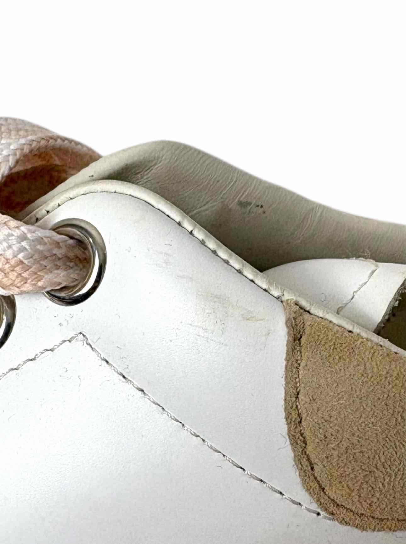 Alexander Mcqueen Size 39 Oversized Platform Leather Sneaker - Image 12