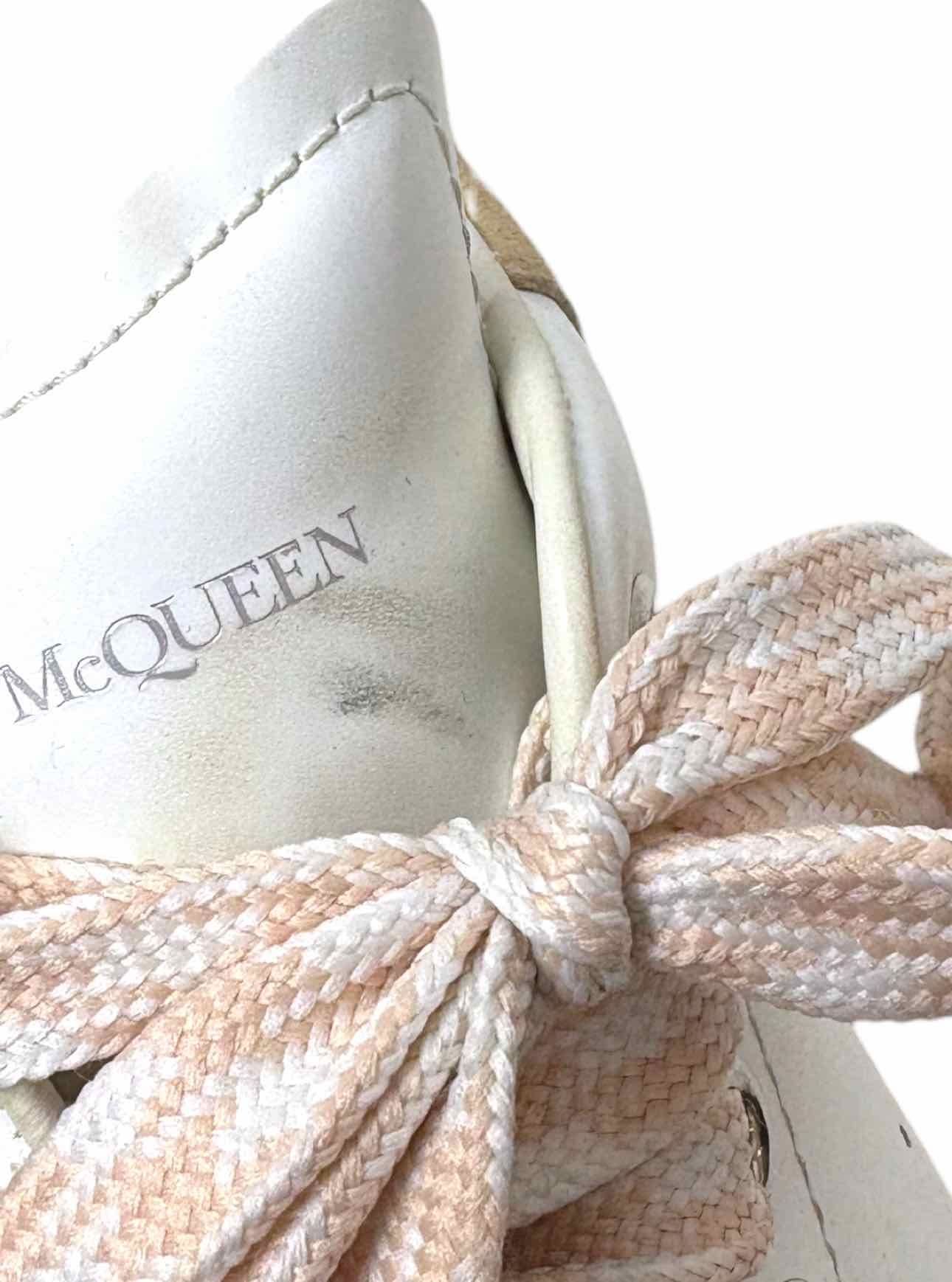 Alexander Mcqueen Size 39 Oversized Platform Leather Sneaker - Image 19