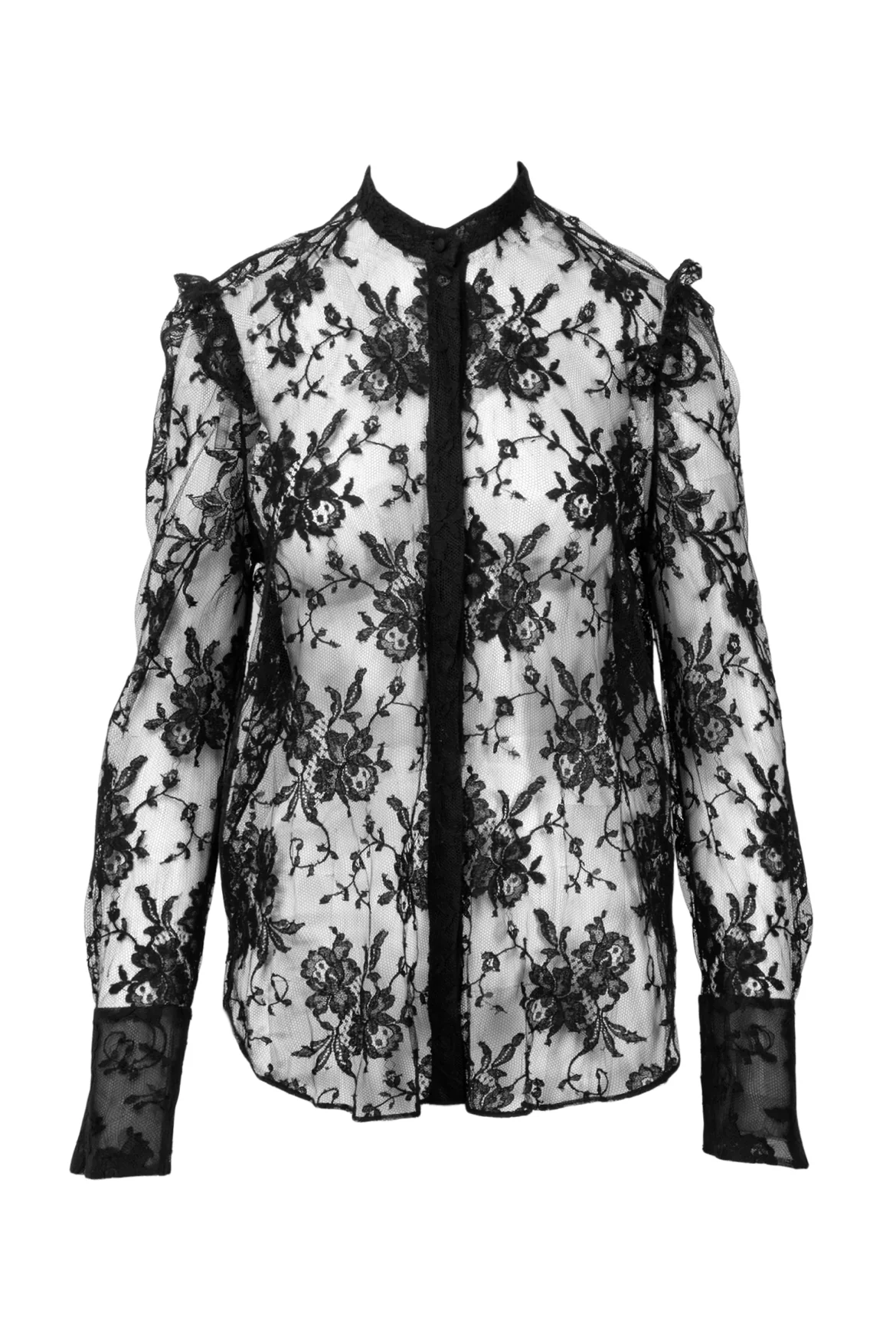 Alexander Mcqueen Size 42 Lace Blouse
