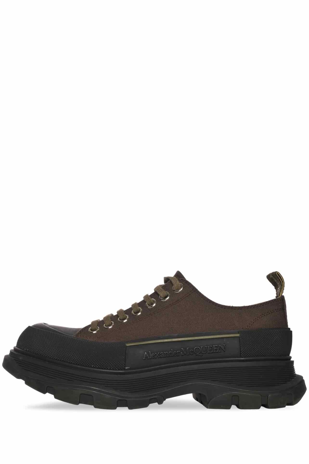 Alexander Mcqueen Size 43.5 Men's Tread Slick Low Lace Up Shoes - Image 3