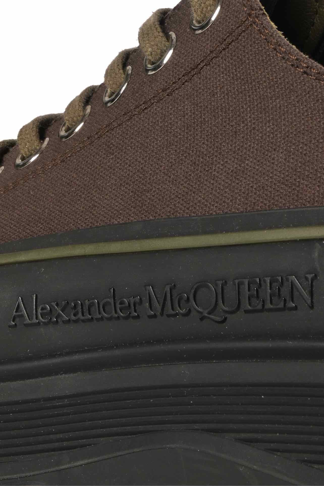 Alexander Mcqueen Size 43.5 Men's Tread Slick Low Lace Up Shoes - Image 6