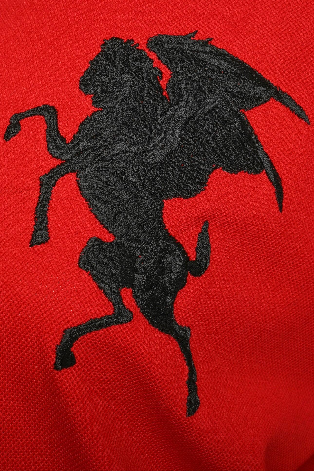 Alexander Mcqueen Size L Men's 2016 Embroidered Velvet Collar Polo Shirt - Image 4
